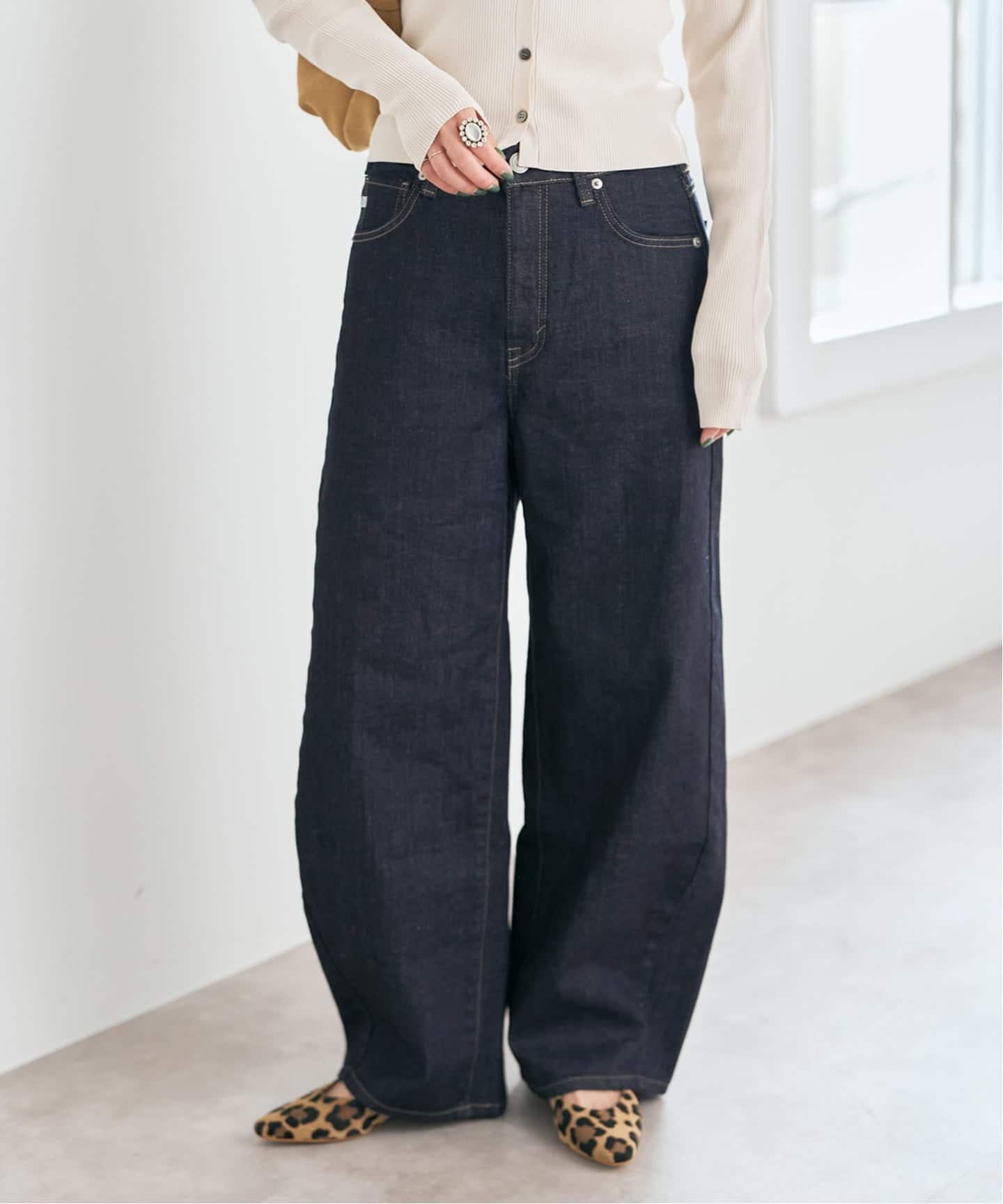 追加》SOMETHING / サムシング 別注 NEW HANA CURVE TAPERED*（デニム