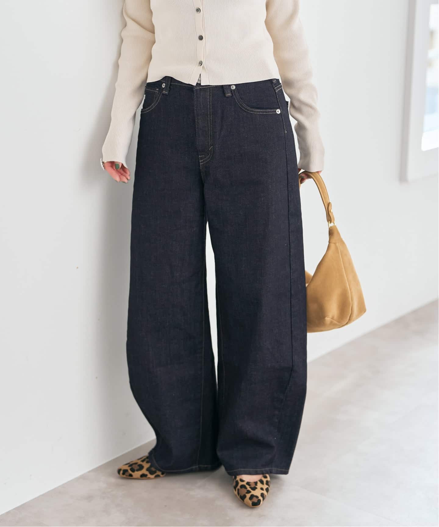 追加》SOMETHING / サムシング 別注 NEW HANA CURVE TAPERED*（デニム