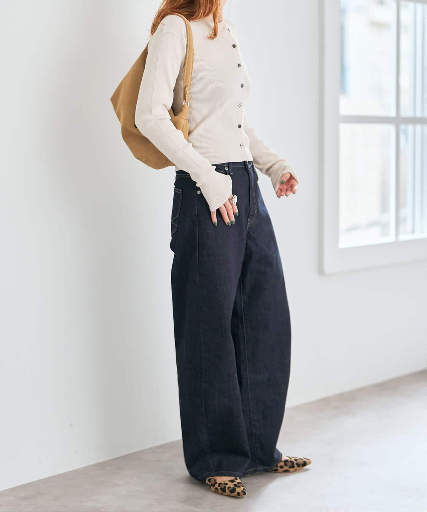 追加》SOMETHING / サムシング 別注 NEW HANA CURVE TAPERED*（デニム