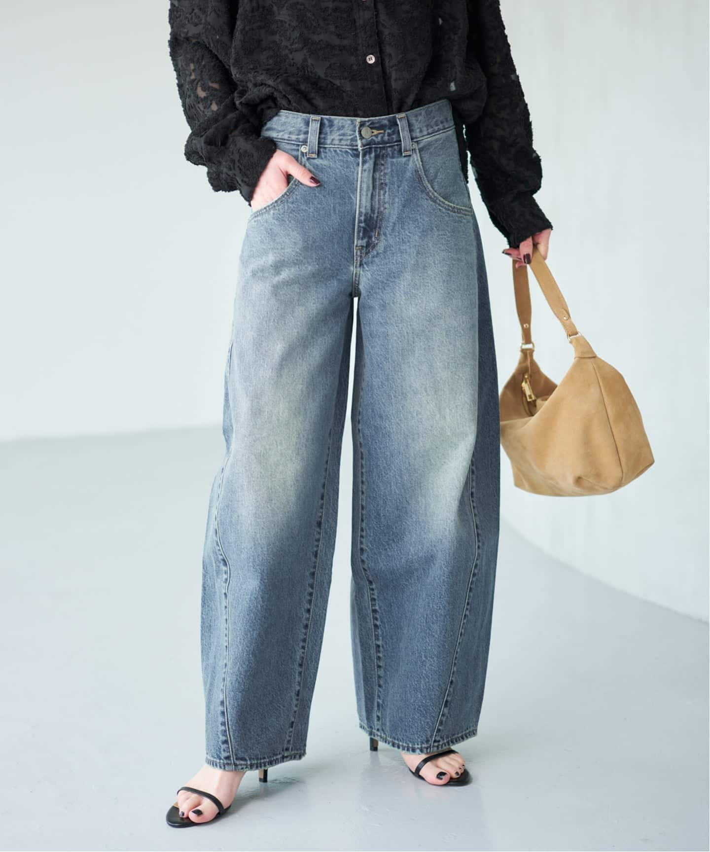 LEVI'S/リーバイス 別注SMU SUPER BAGGY BARREL*（デニムパンツ