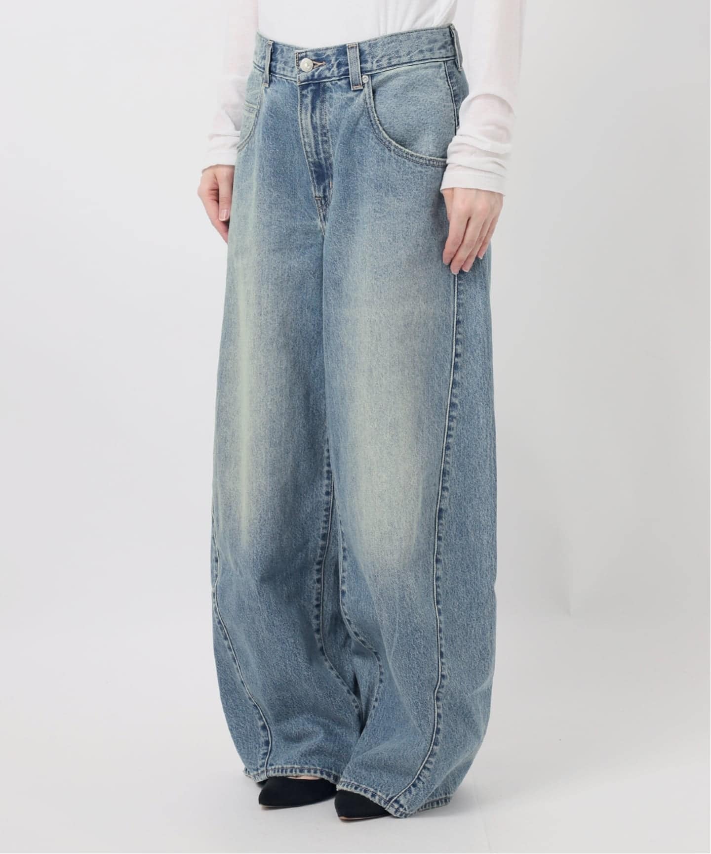 予約》LEVI'S/リーバイス 別注SMU SUPER BAGGY BARREL*（デニムパンツ