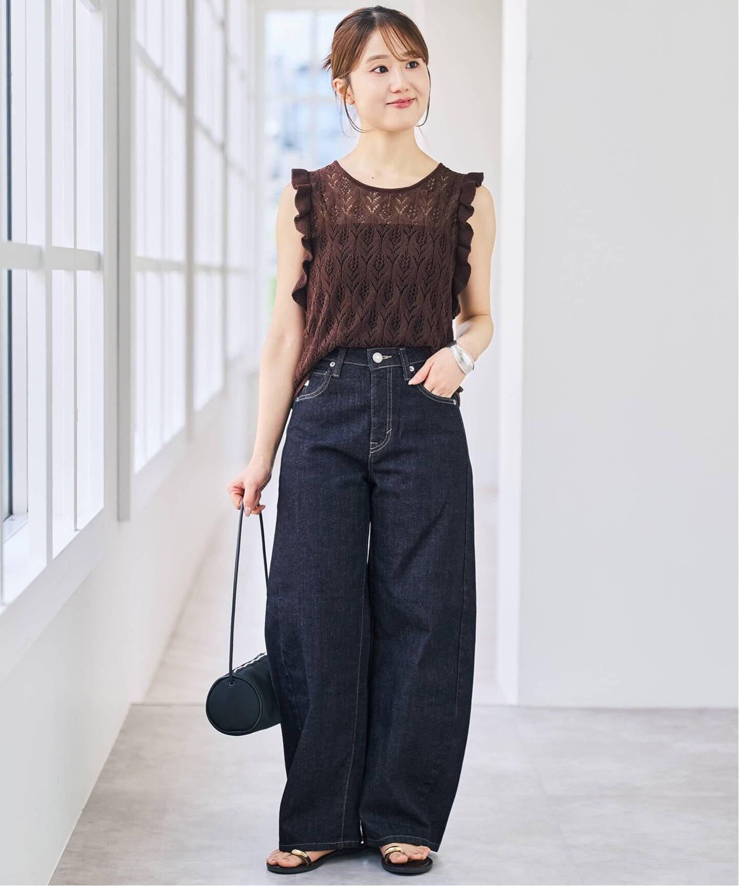 新色有り / 追加2》SOMETHING for SS 別注 HANA CURVE TAPERD（デニム