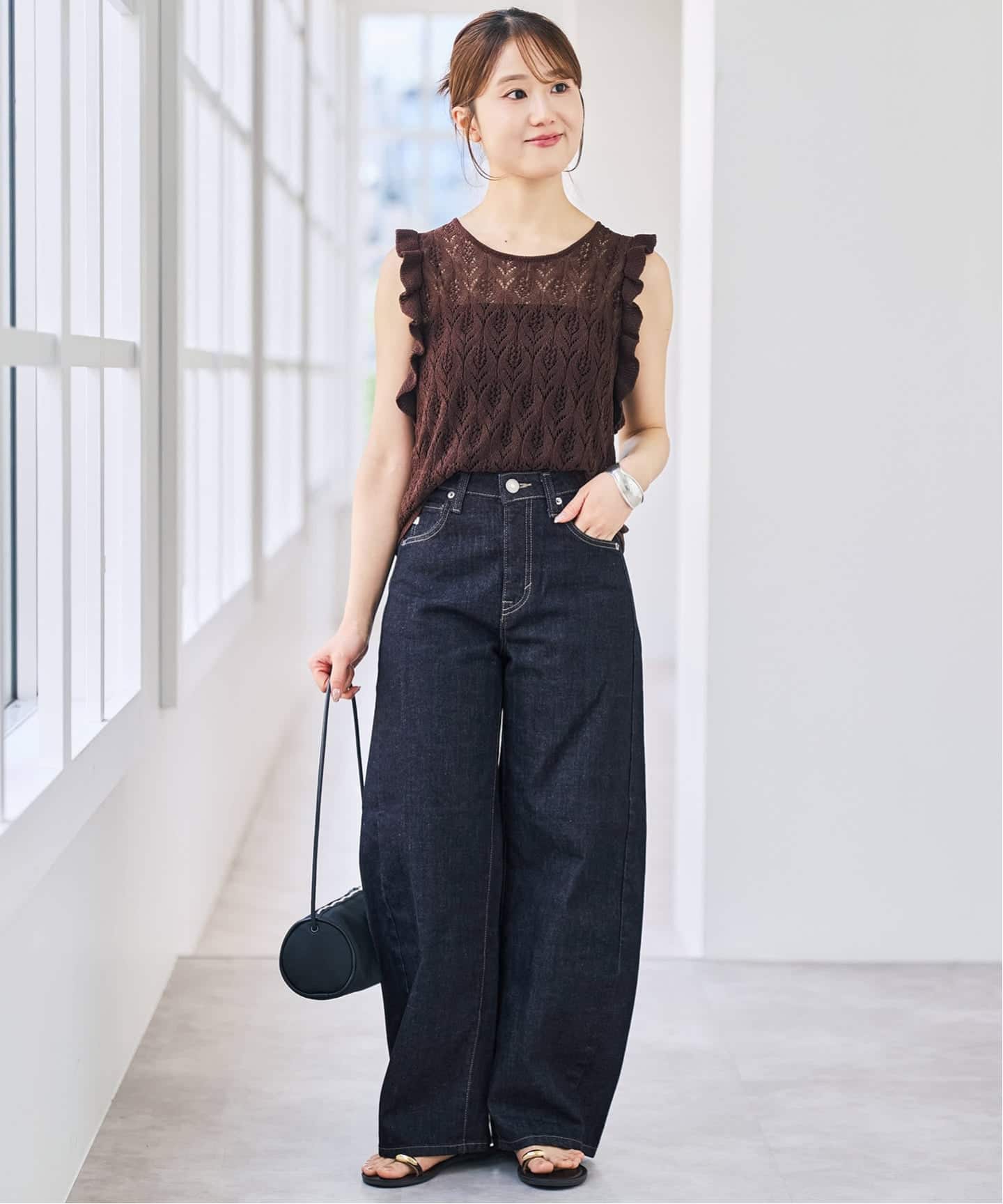 追加SOMETHING for SS 別È HANA CURVE TAPER 新色有り / 追加2》SOMETHING for SS 別注 HANA CURVE TAPERD（デニム