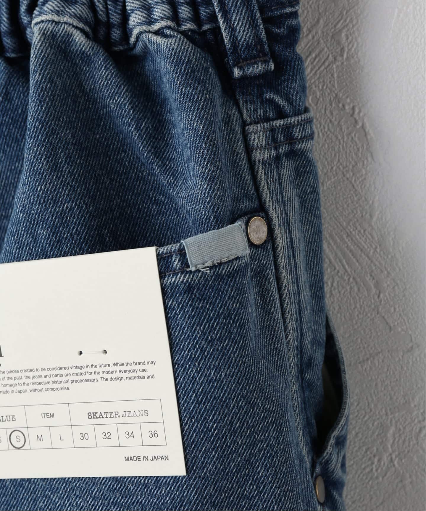 一部店舗+WEB限定》oblada / オブラダ SKATER JEANS（デニムパンツ