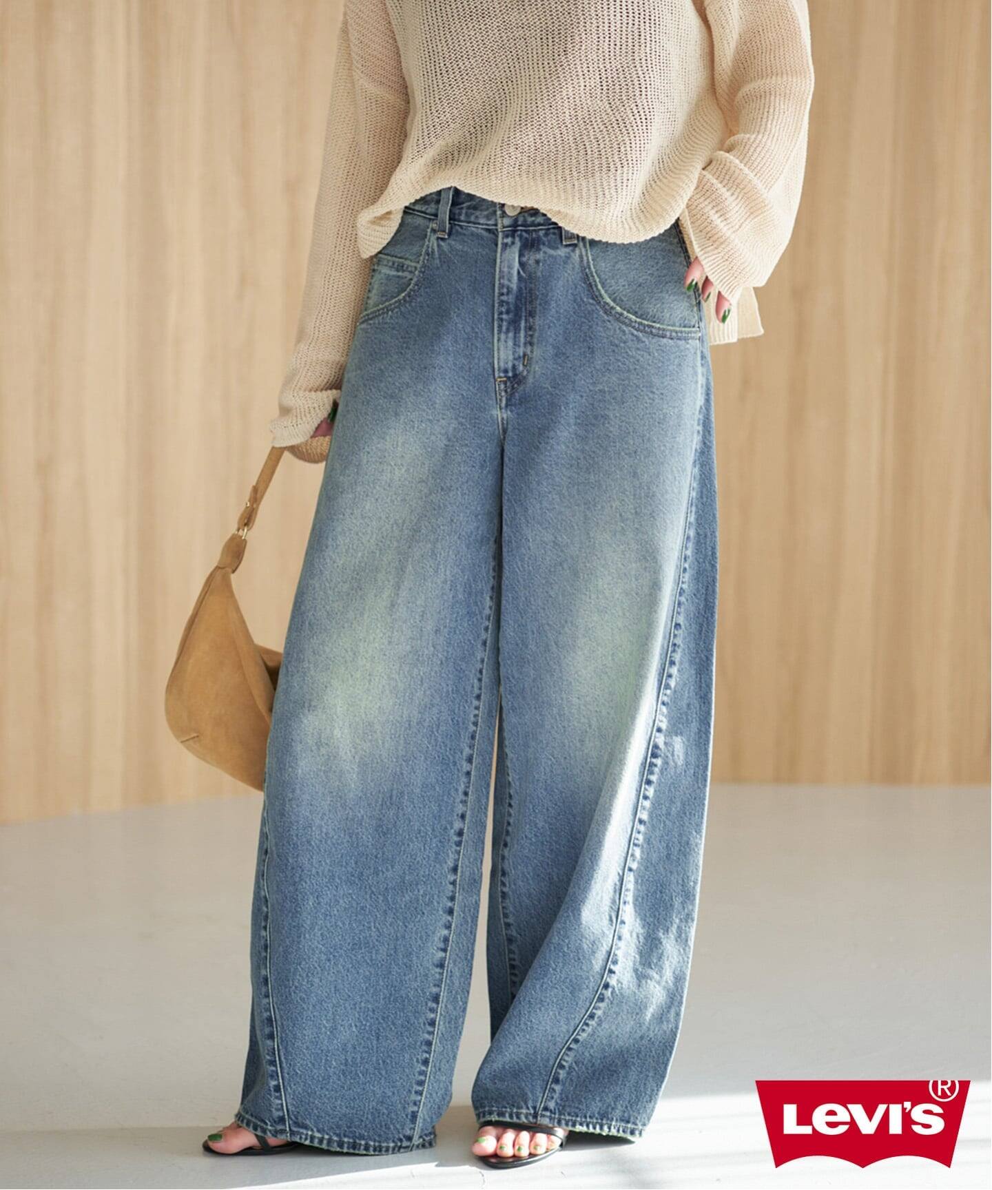 スピックアンドスパン　リーバイス 別注SUPER BAGGY BARREL　24 追加予約》LEVI'S 別注 SMU SUPER BAGGY BARREL（デニムパンツ