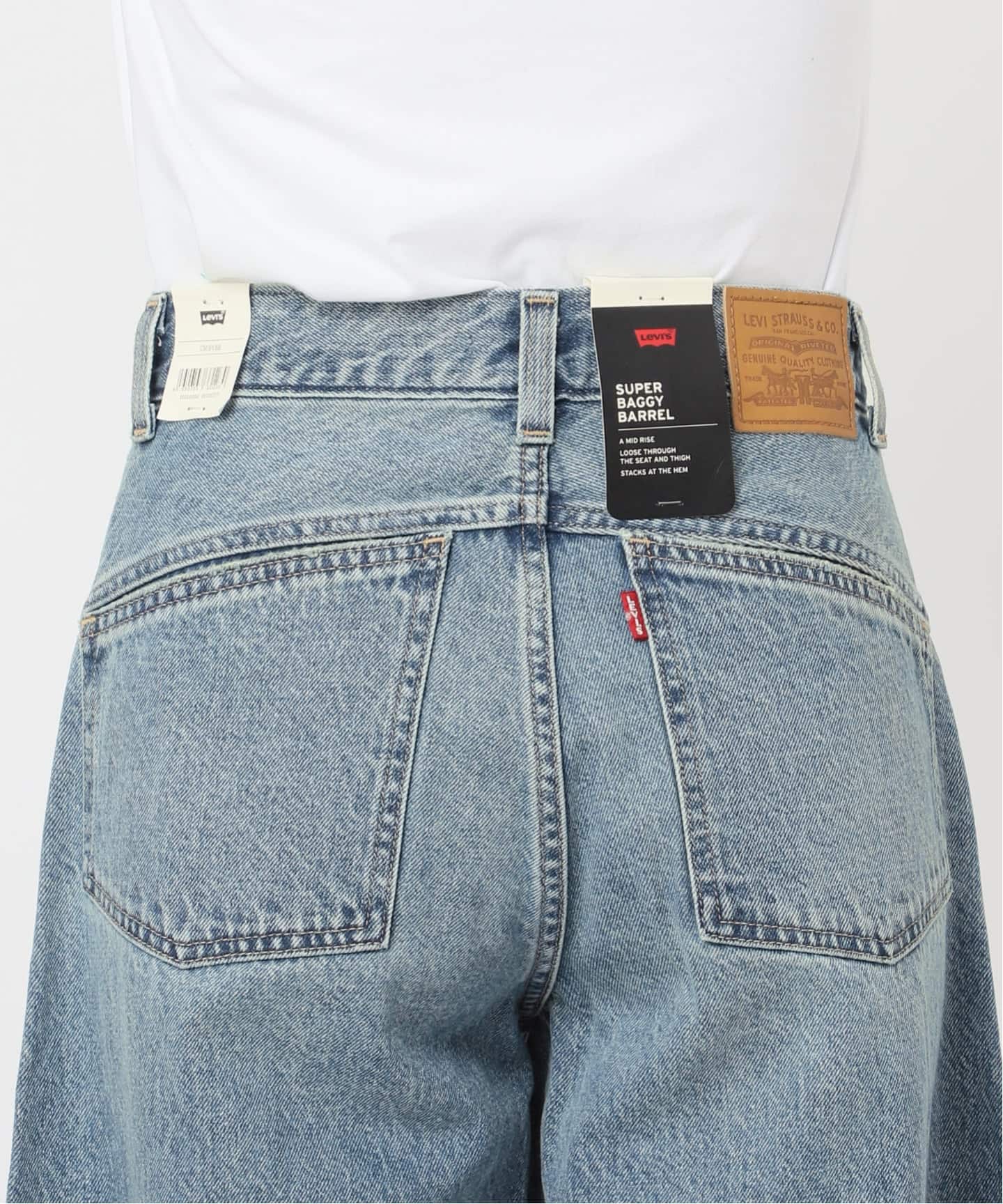 追加予約》LEVI'S 別注 SMU SUPER BAGGY BARREL（デニムパンツ