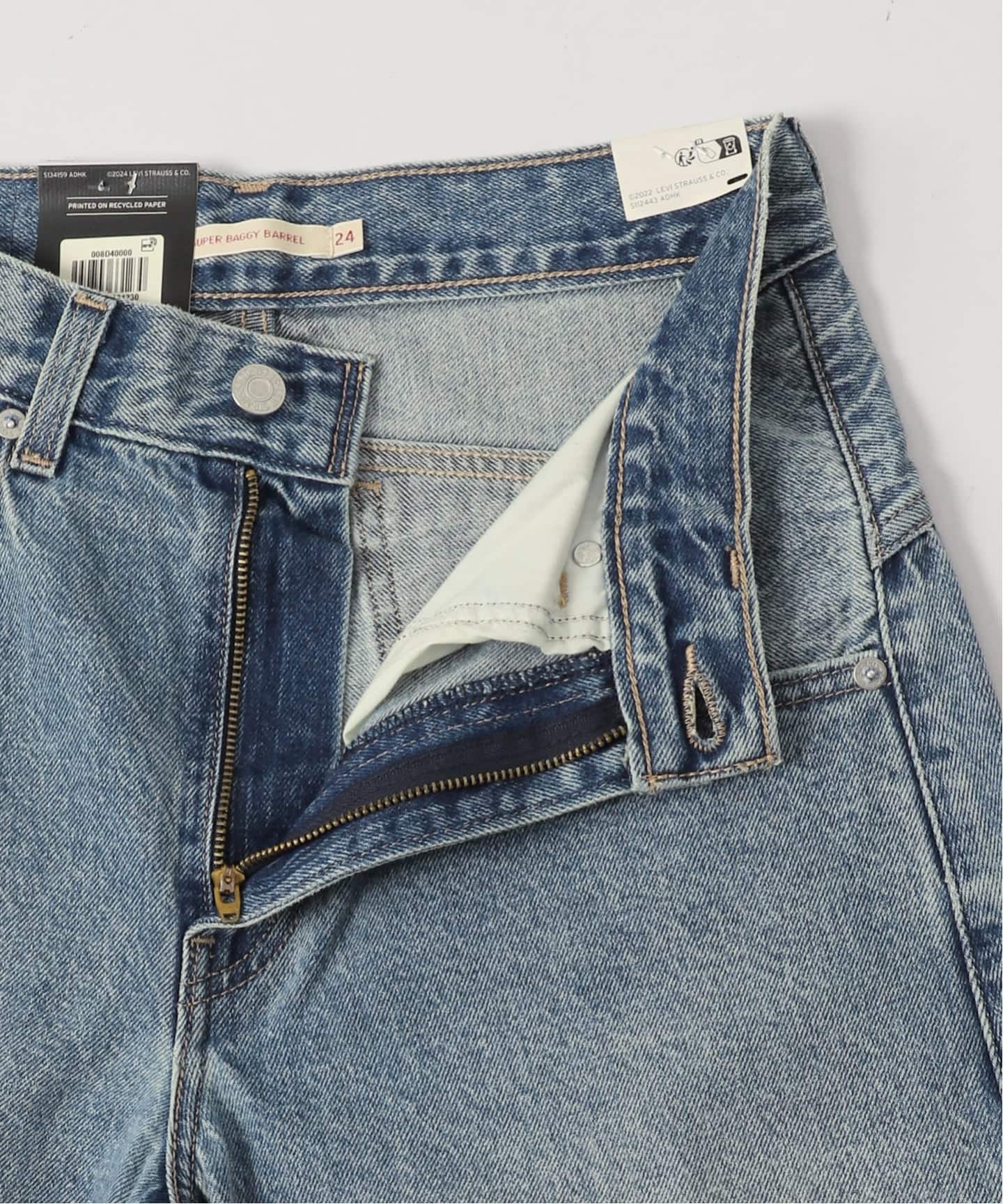 追加予約》LEVI'S 別注 SMU SUPER BAGGY BARREL（デニムパンツ