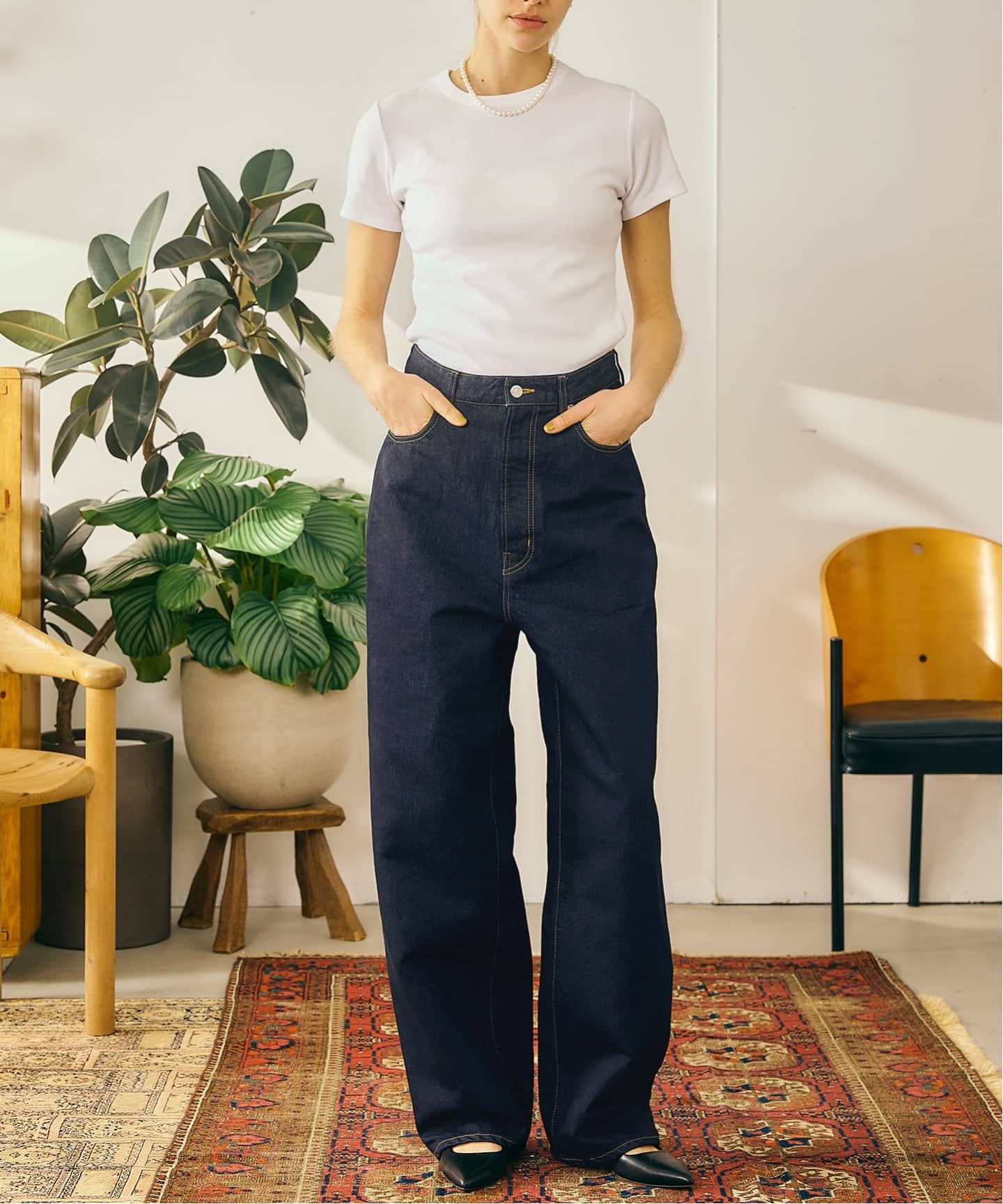 一部店舗+WEB限定》oblada / オブラダ BUDDY JEANS(INDIGO)（デニム