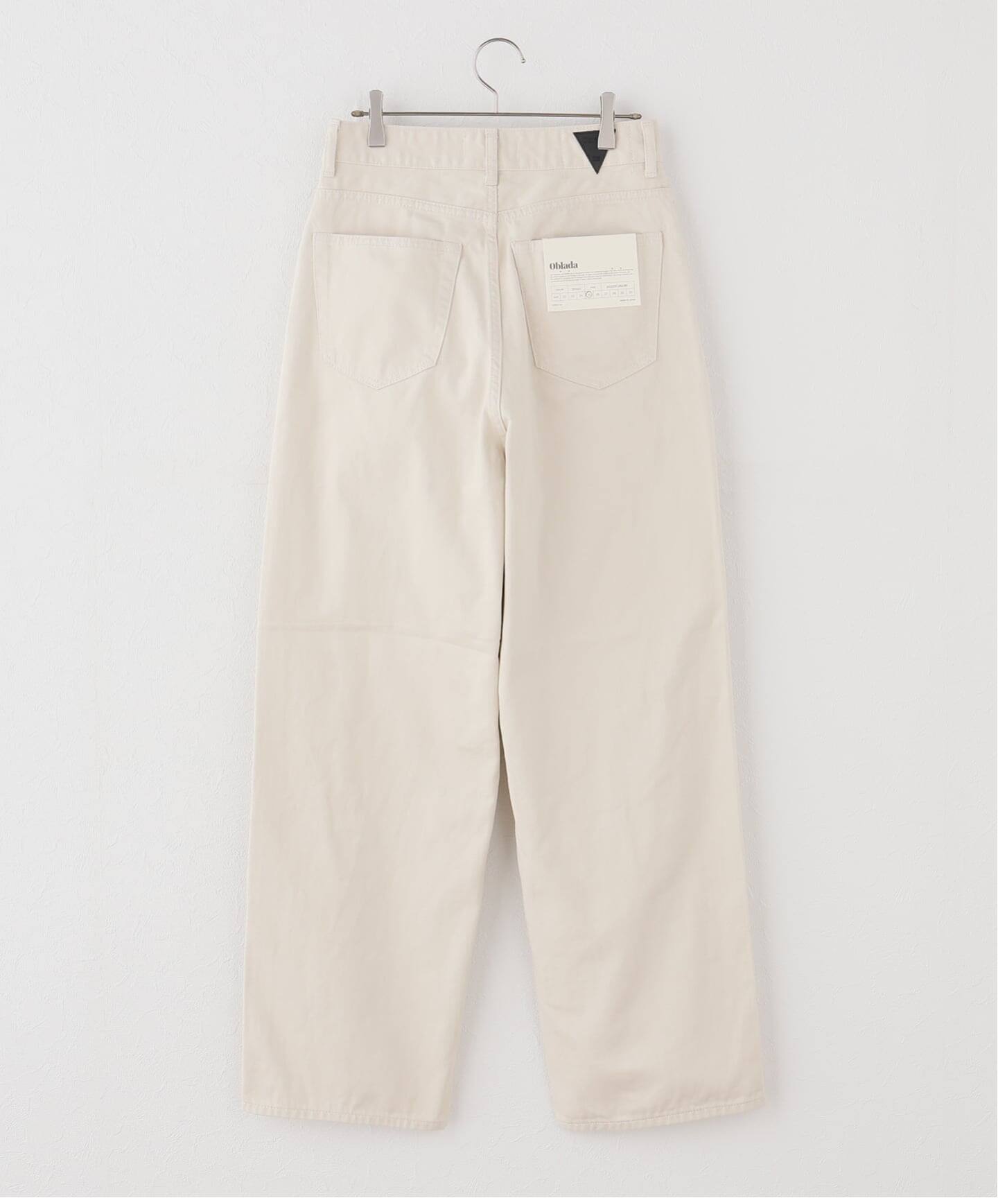 一部店舗+WEB限定》oblada / オブラダ BUDDY JEANS(IVORY)（デニム