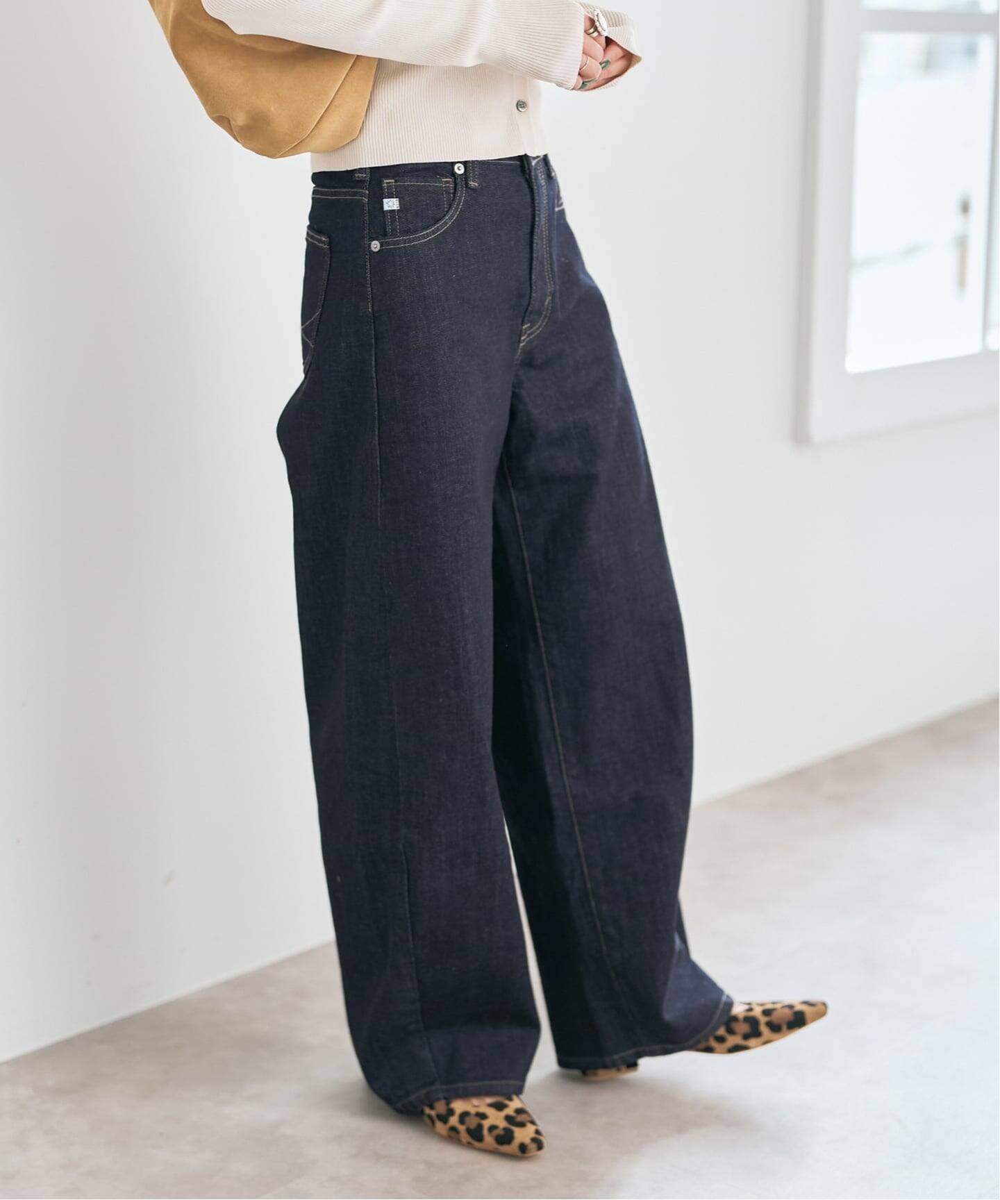 追加》SOMETHING / サムシング 別注 NEW HANA CURVE TAPERED*（デニム