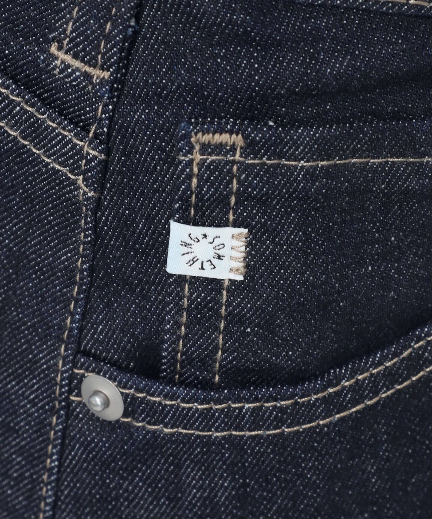 追加》SOMETHING / サムシング 別注 NEW HANA CURVE TAPERED*（デニム