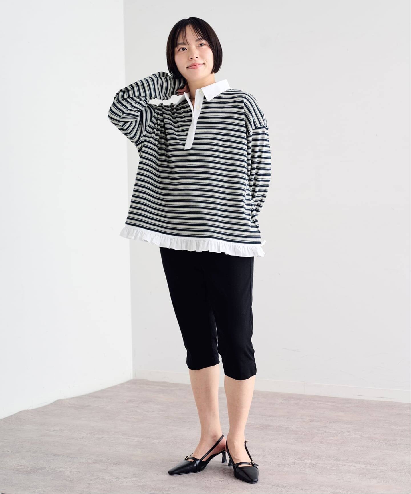追加予約》ストレッチサブリナパンツ（ショート・ハーフパンツ）｜UBY