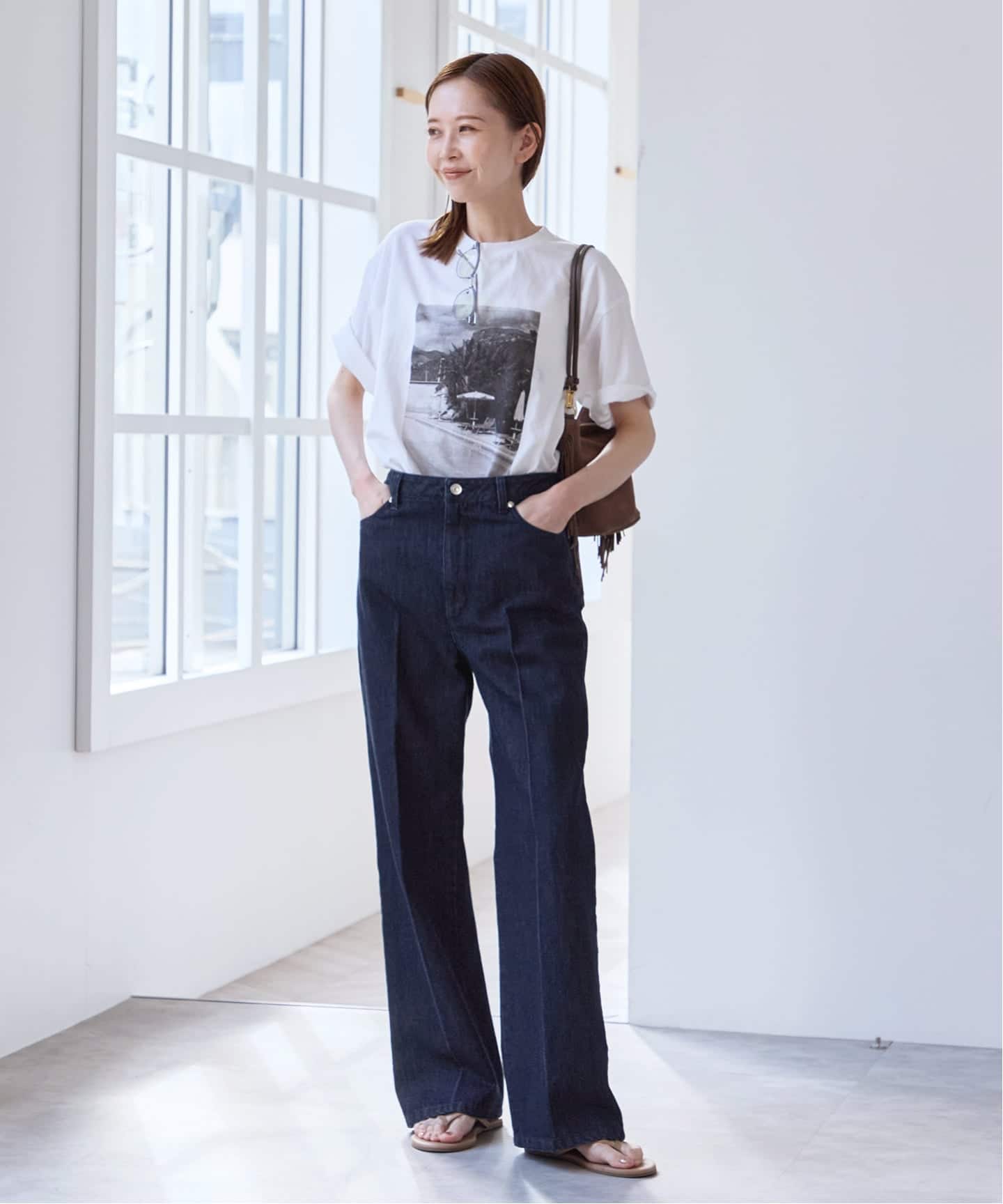 WEB限定 / 追加》ハイライズストレートデニム（デニムパンツ・ジーンズ