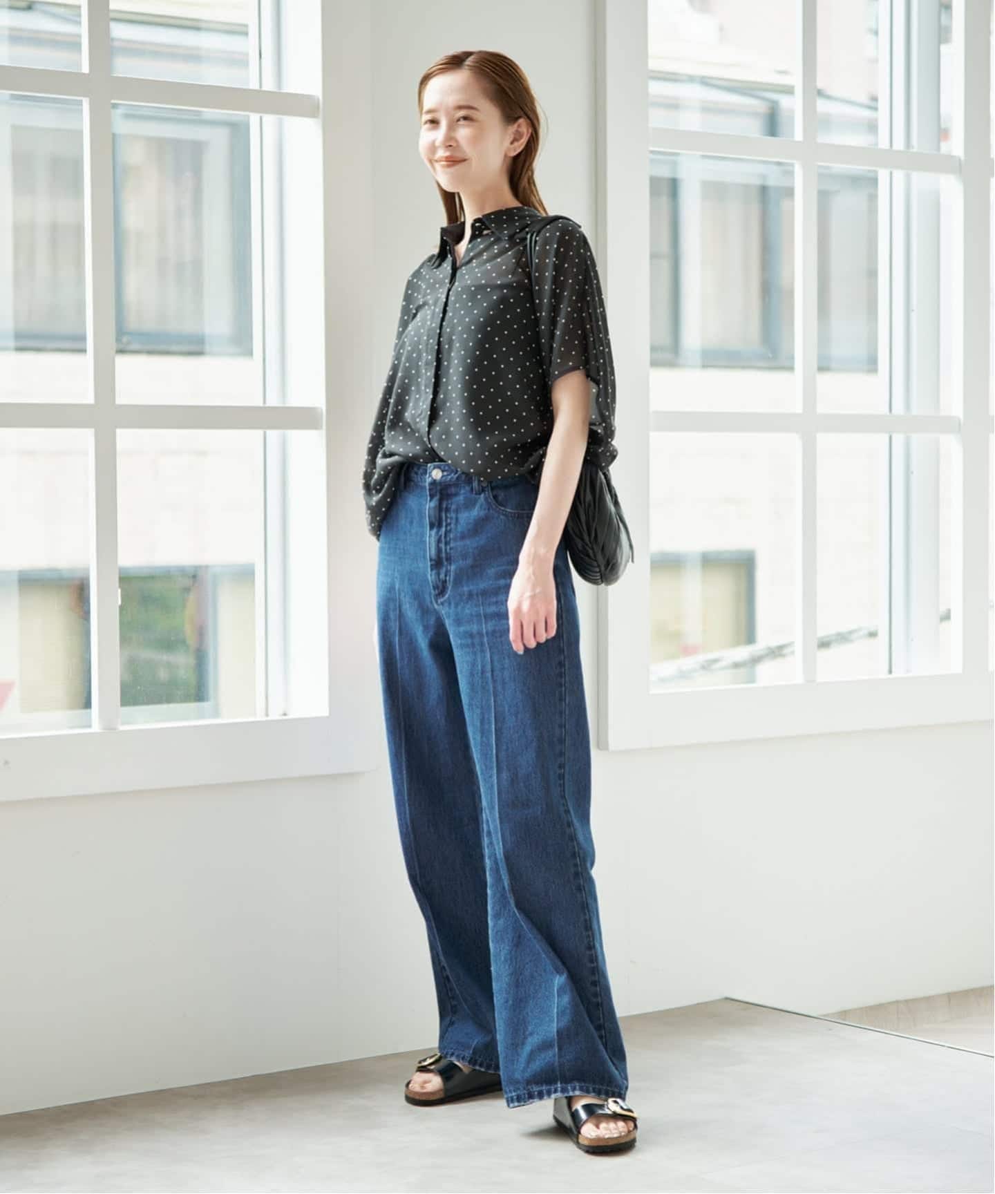 WEB限定 / 追加》ハイライズストレートデニム（デニムパンツ・ジーンズ