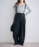 2WAYトロタックサスペンダーパンツ