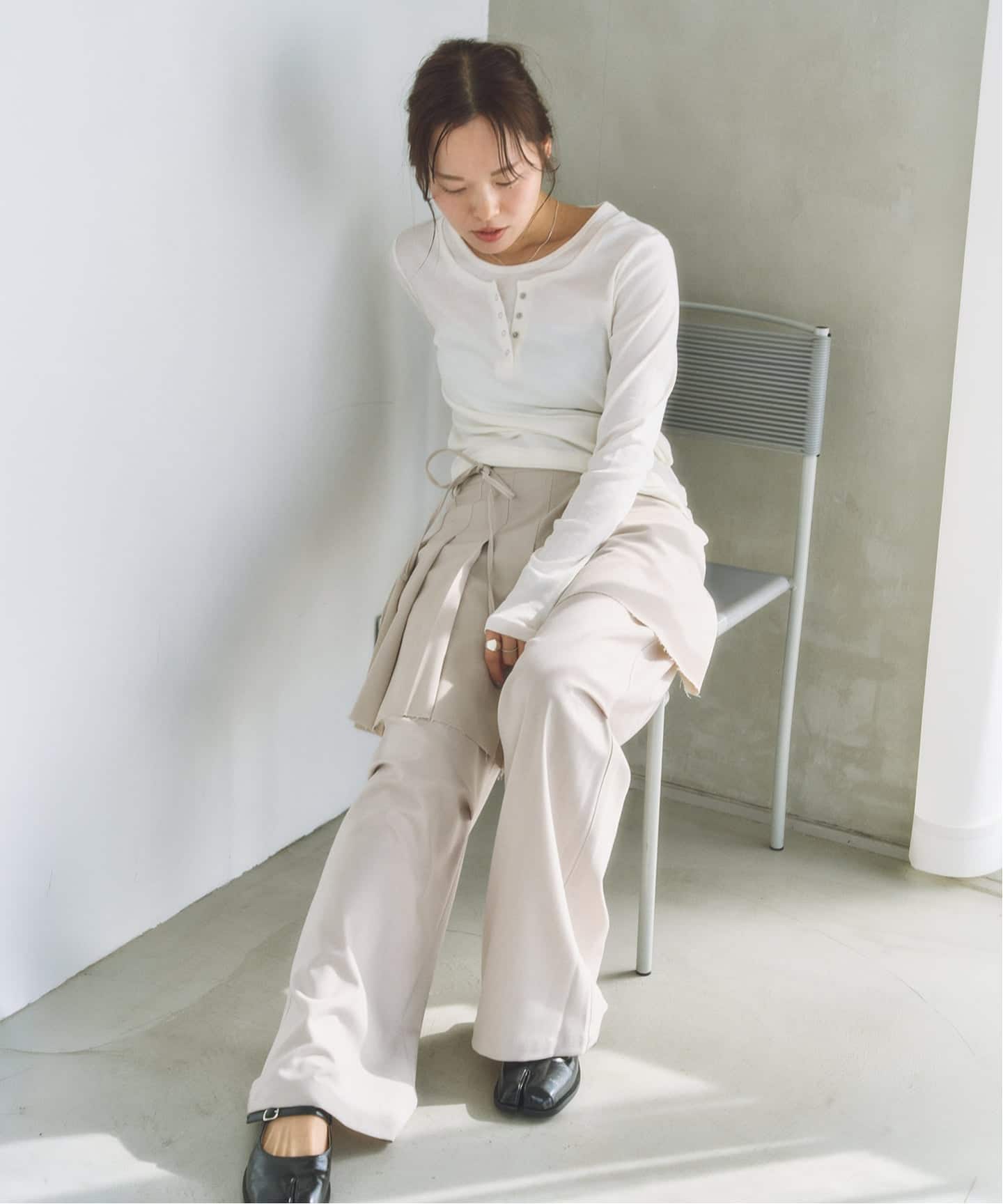 le/ル DRAWSSTRING EASY PANTS（スラックス）｜UBY Spick & Span（ユー