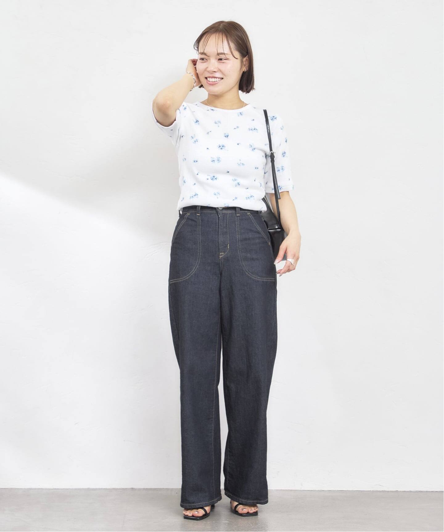 SOMETHING / サムシング LISA LACE UP WIDE（デニムパンツ・ジーンズ