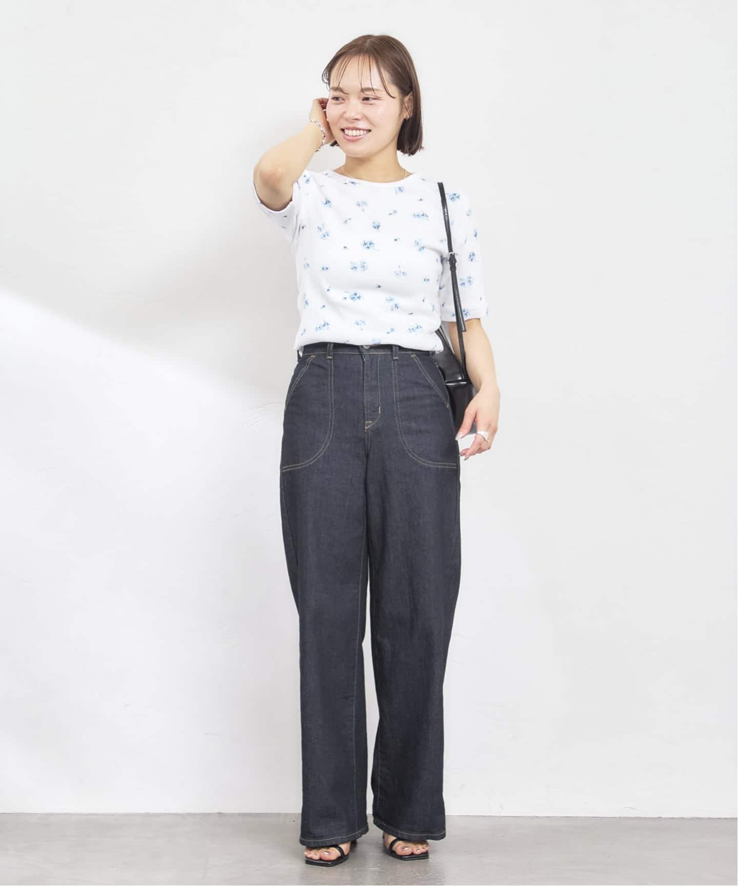 追加》SOMETHING LISA LACE UP WIDE 2（デニムパンツ・ジーンズ）｜UBY