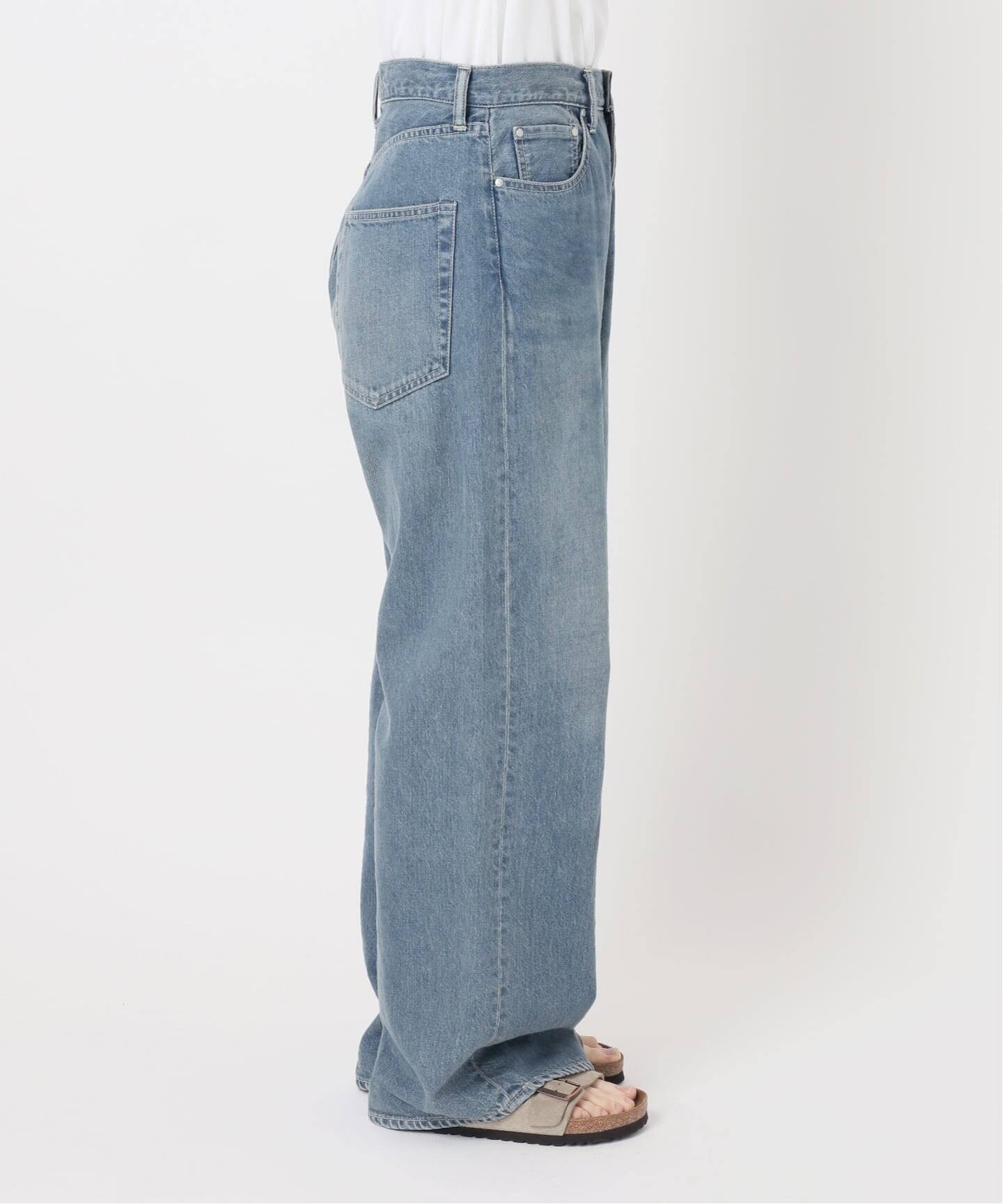 ≪予約≫デニムワイドフレアパンツ（デニムパンツ・ジーンズ
