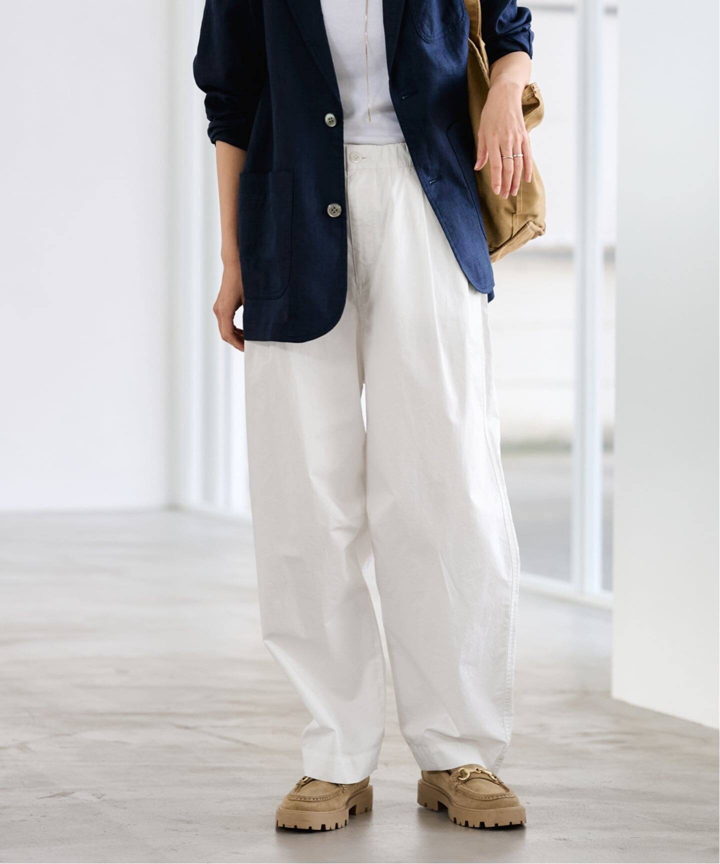 ≪新色 / 追加予約≫コットンイージータックバレルパンツ（その他