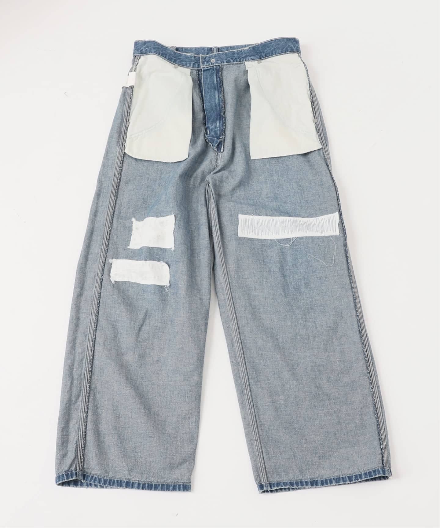 ≪予約≫OUT OF FRAMe DENIM Painter パンツ (ブルー)（デニムパンツ