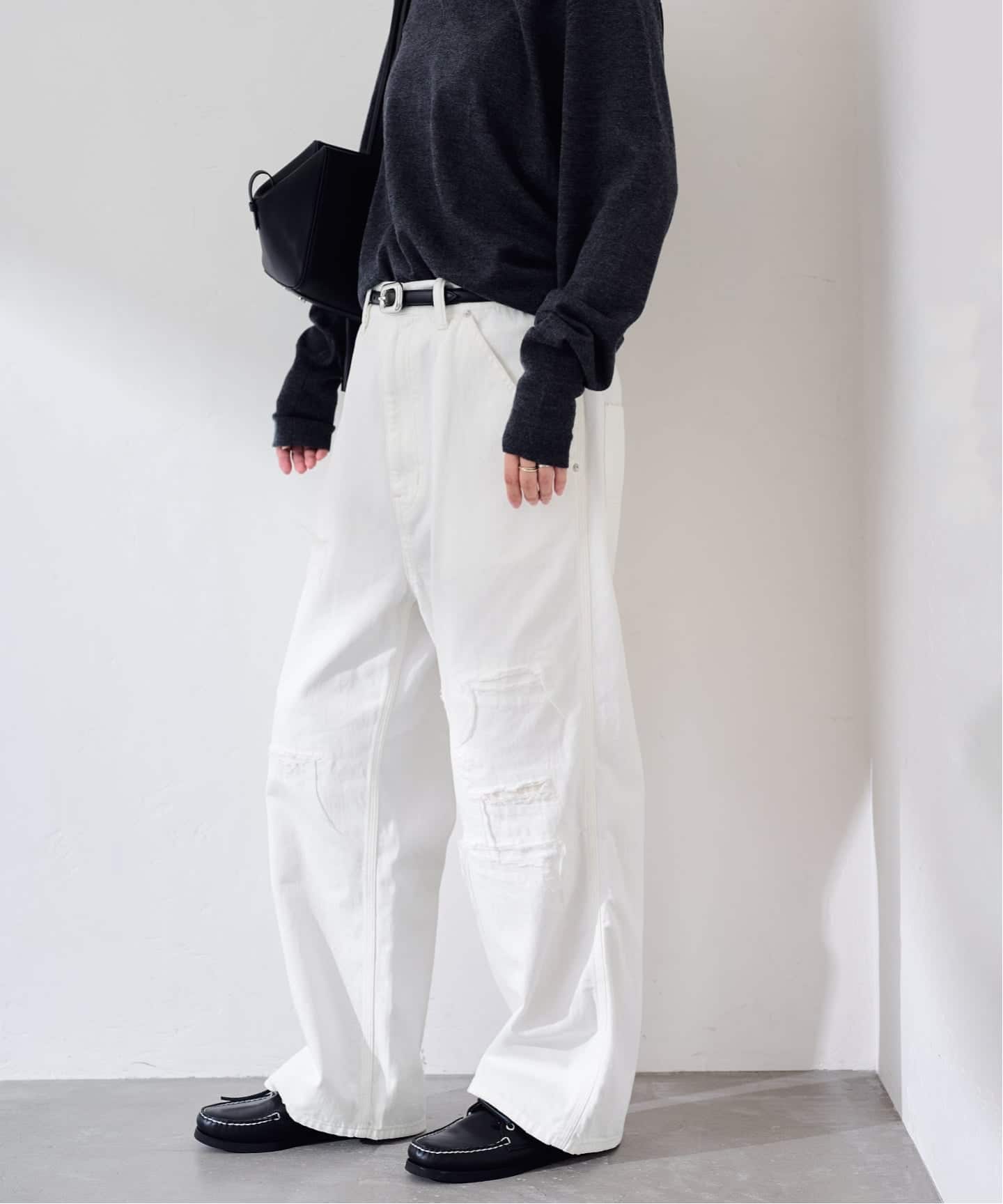 OUT OF FRAMe DENIM Painter パンツ (ホワイト)（デニムパンツ
