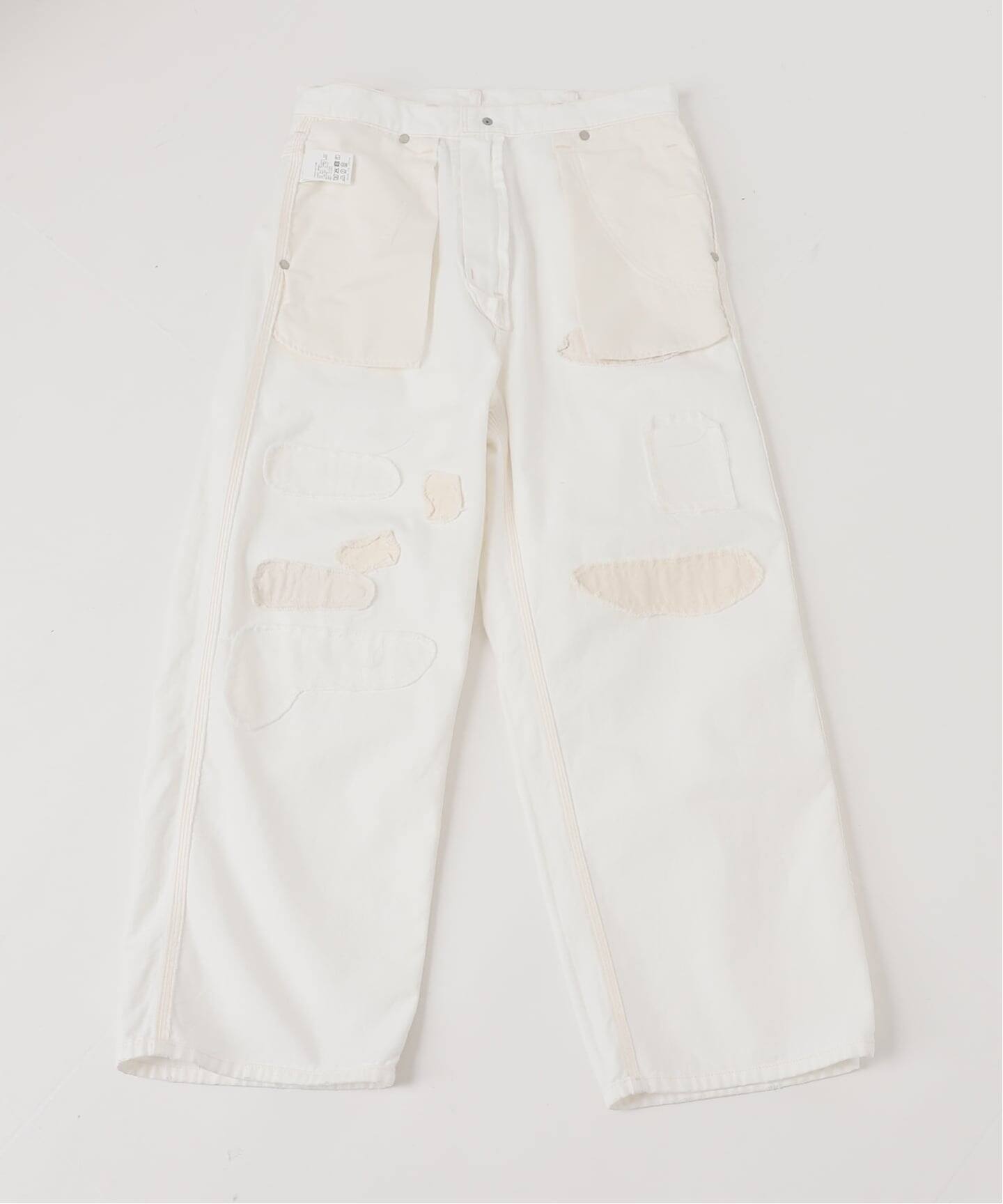 ≪予約≫OUT OF FRAMe DENIM Painter パンツ (ホワイト)（デニムパンツ