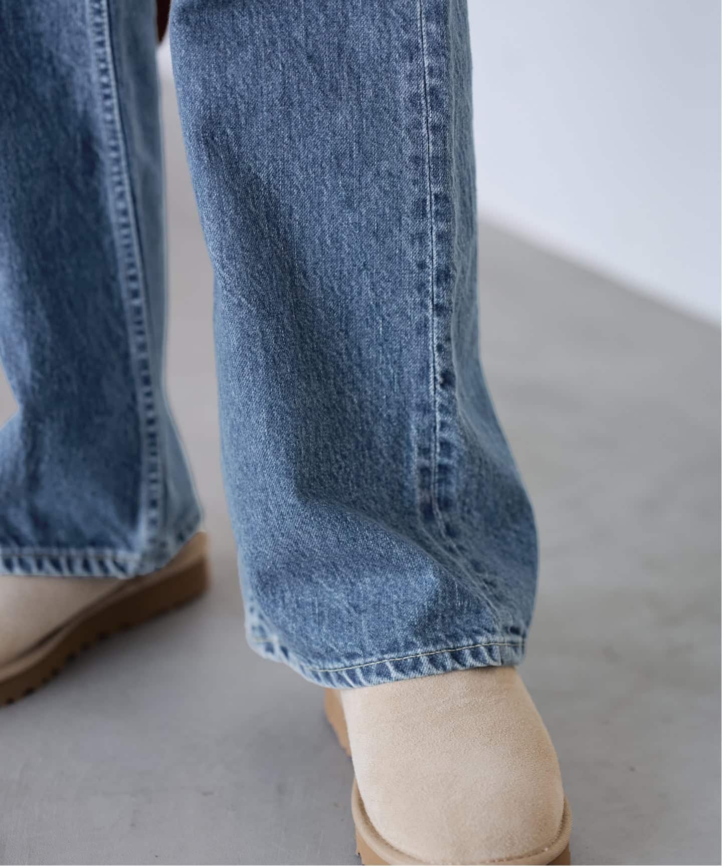 ≪予約≫NEWルーズフレアデニムパンツ（デニムパンツ・ジーンズ