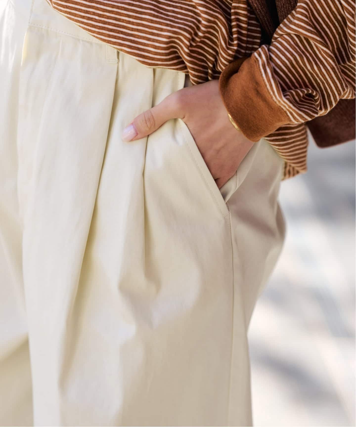 ワイドチノパンツ（チノパンツ）｜FRAMeWORK（フレームワーク）の通販