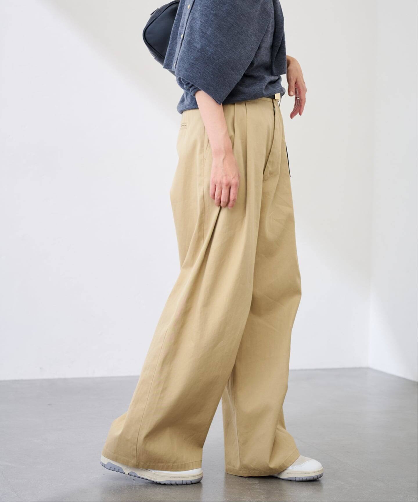 ≪予約≫ワイドチノパンツ（チノパンツ）｜FRAMeWORK（フレームワーク