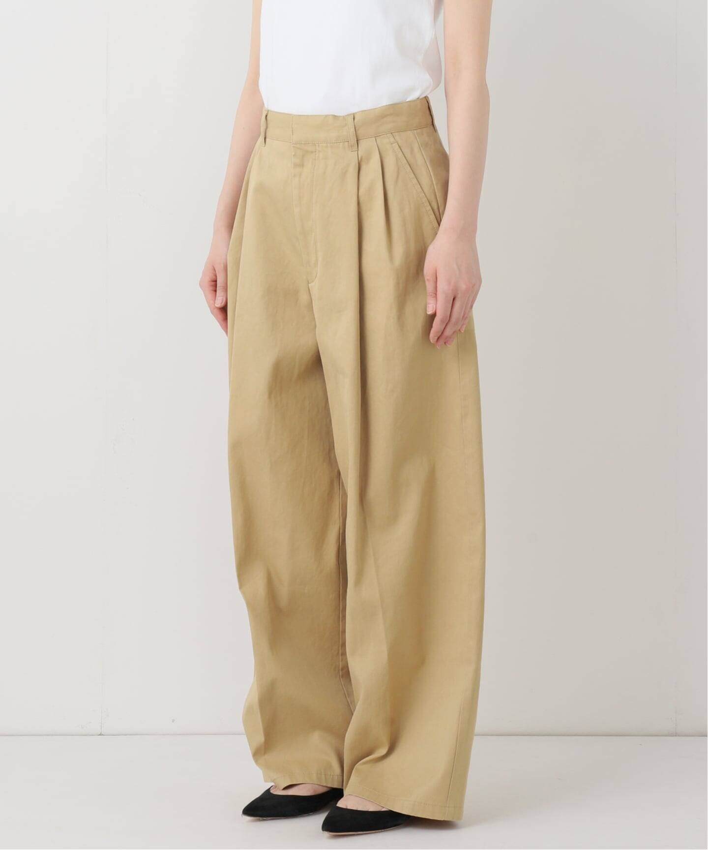 ワイドチノパンツ（チノパンツ）｜FRAMeWORK（フレームワーク）の通販