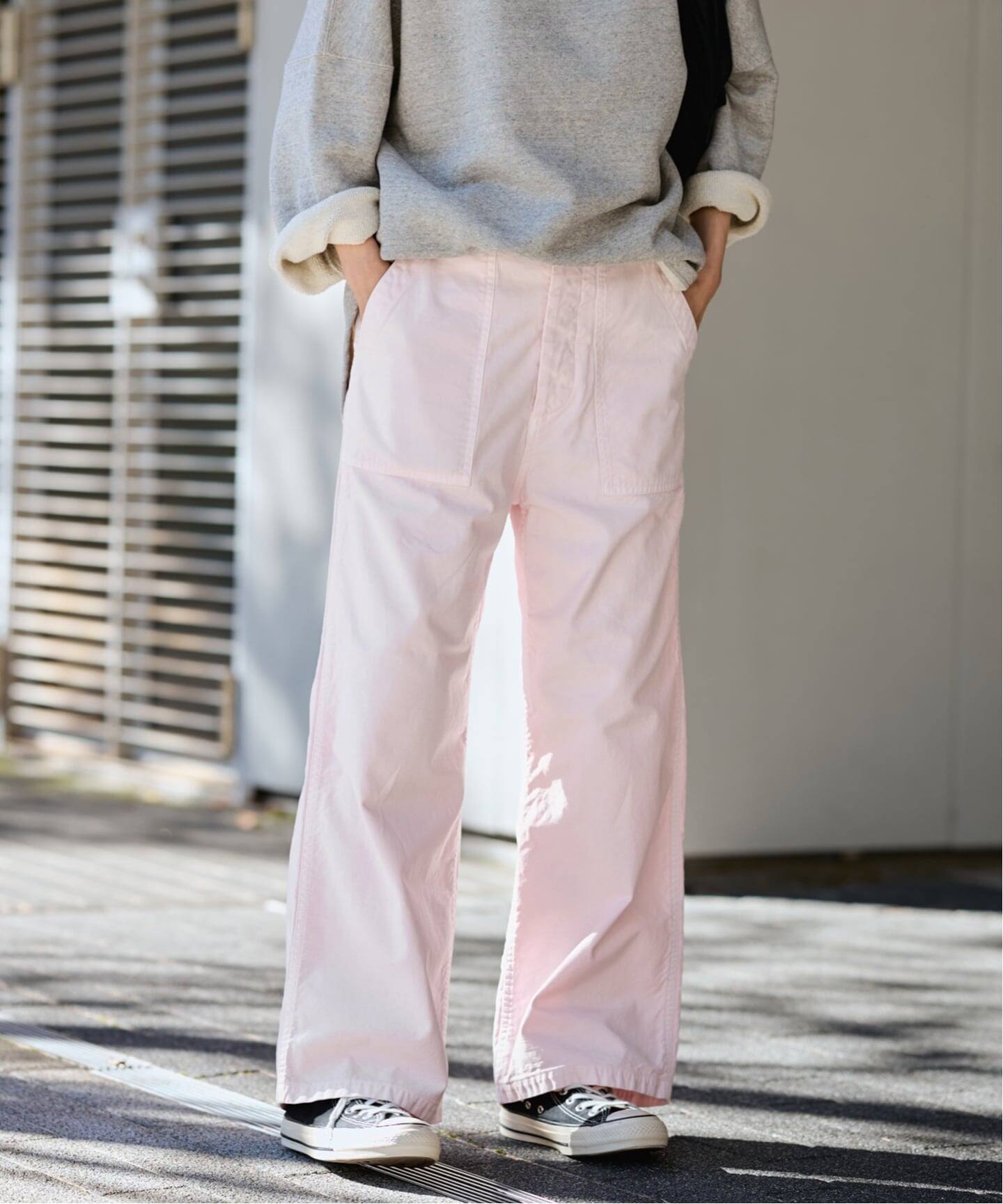 ライトミリタリースラブベイカーパンツ（カーゴパンツ）｜FRAMeWORK