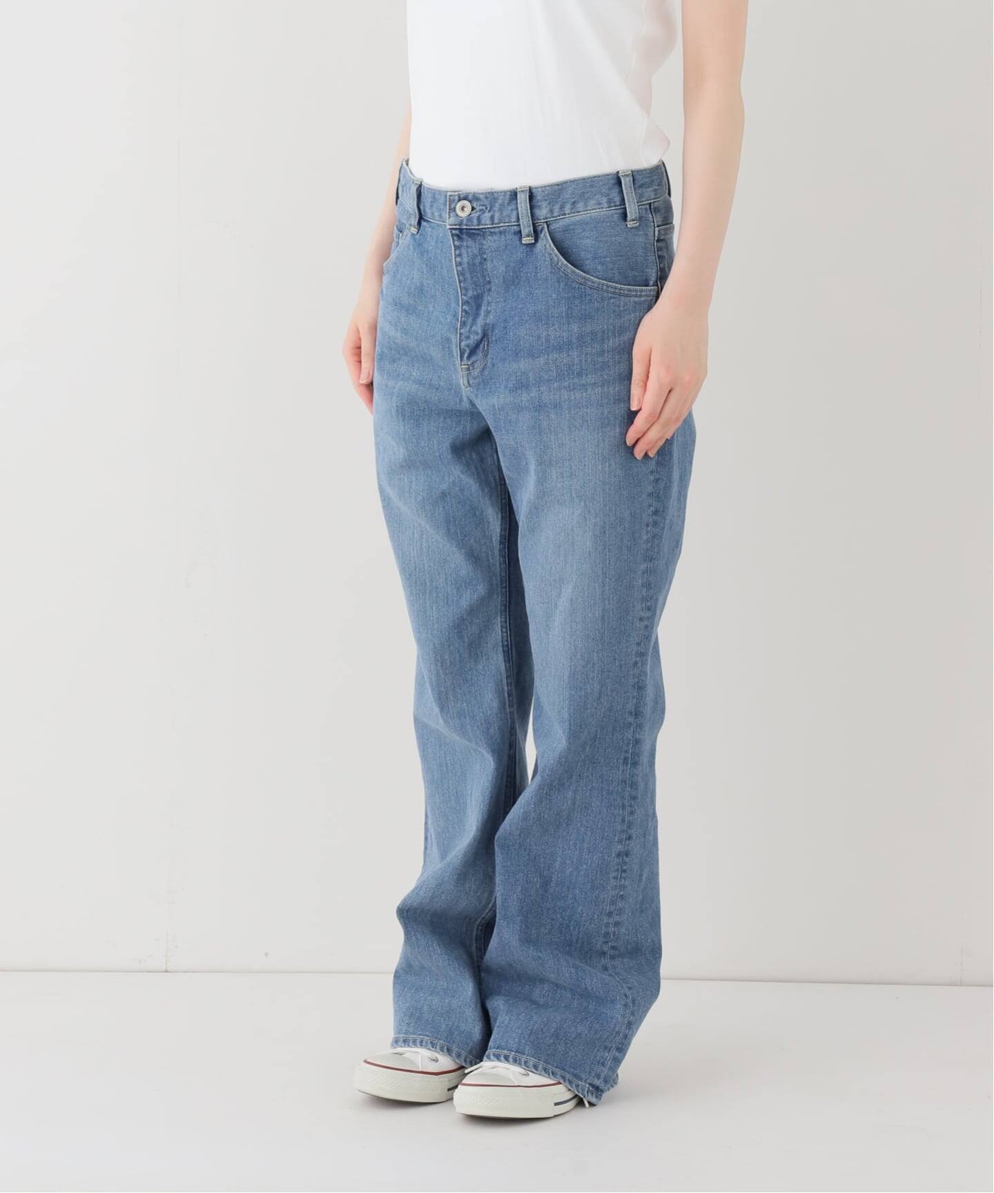 デニムパンツ ルーズフレアデニム　38サイズ ルーズフレアデニムパンツ（デニムパンツ・ジーンズ）｜FRAMeWORK