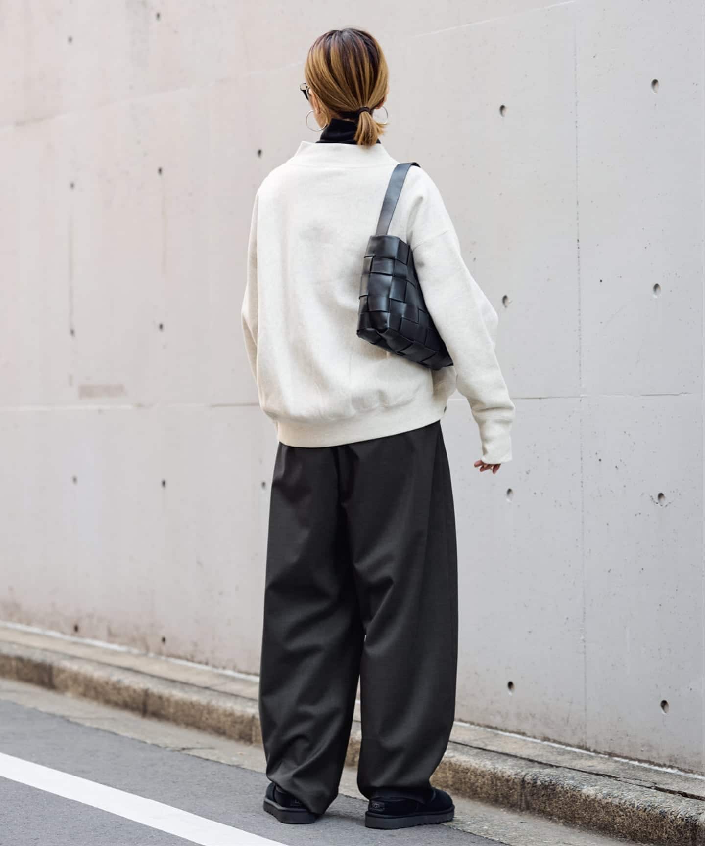 ≪追加予約≫タックカーブバックゴムパンツ（スラックス）｜FRAMeWORK