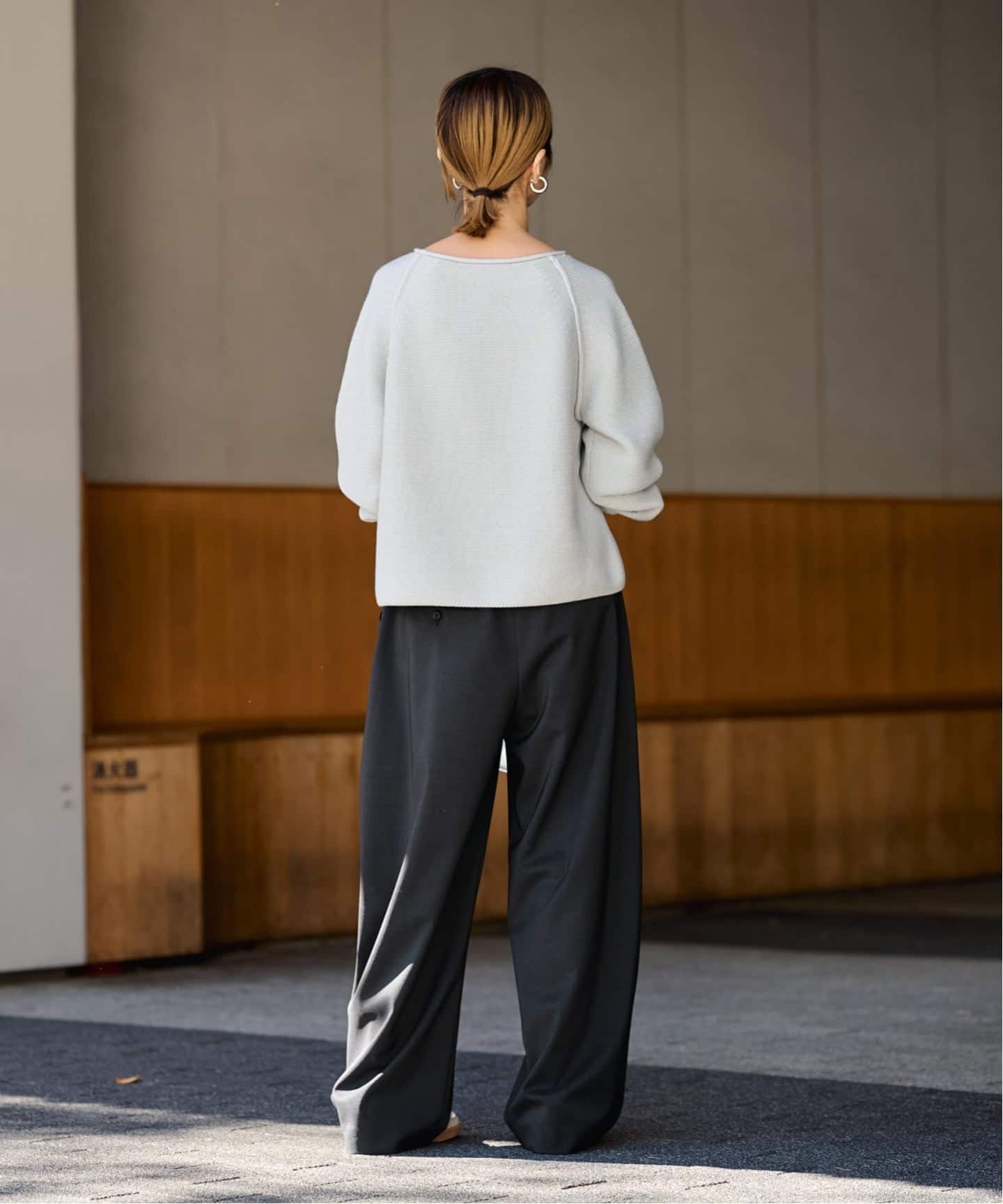 ≪追加予約≫タックカーブバックゴムパンツ（スラックス）｜FRAMeWORK