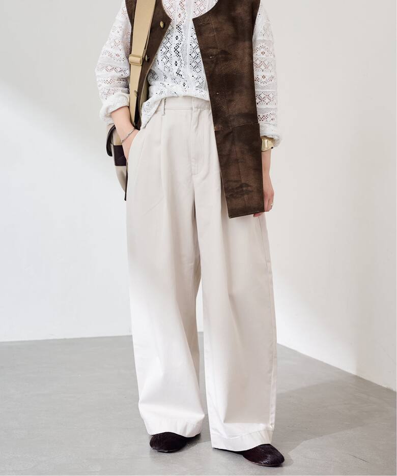 ≪予約≫SLOUCHY LIGHT CHINO パンツ（チノパンツ）｜FRAMeWORK 