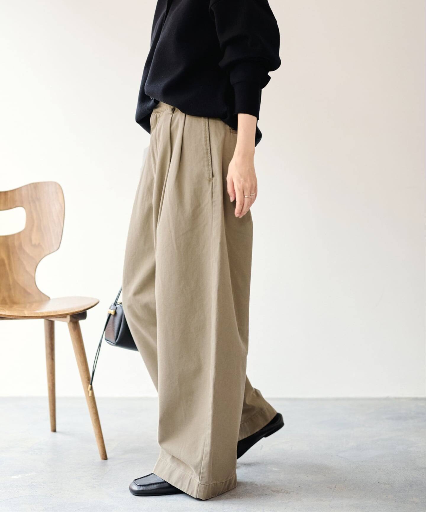 ≪予約≫SLOUCHY LIGHT CHINO パンツ（チノパンツ）｜FRAMeWORK