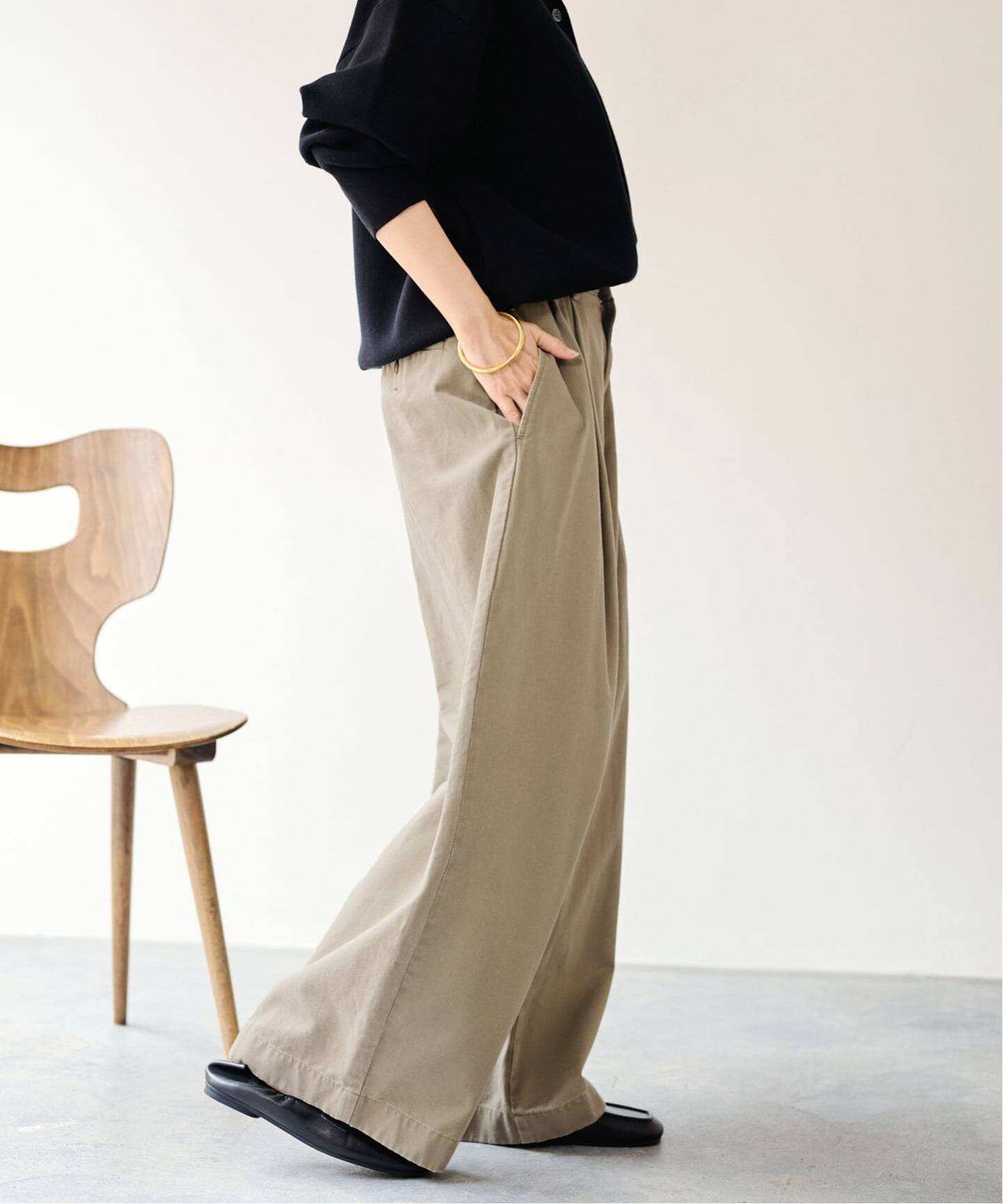 ≪予約≫SLOUCHY LIGHT CHINO パンツ（チノパンツ）｜FRAMeWORK