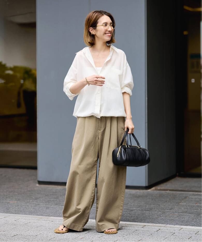≪予約≫SLOUCHY LIGHT CHINO パンツ（チノパンツ）｜FRAMeWORK 