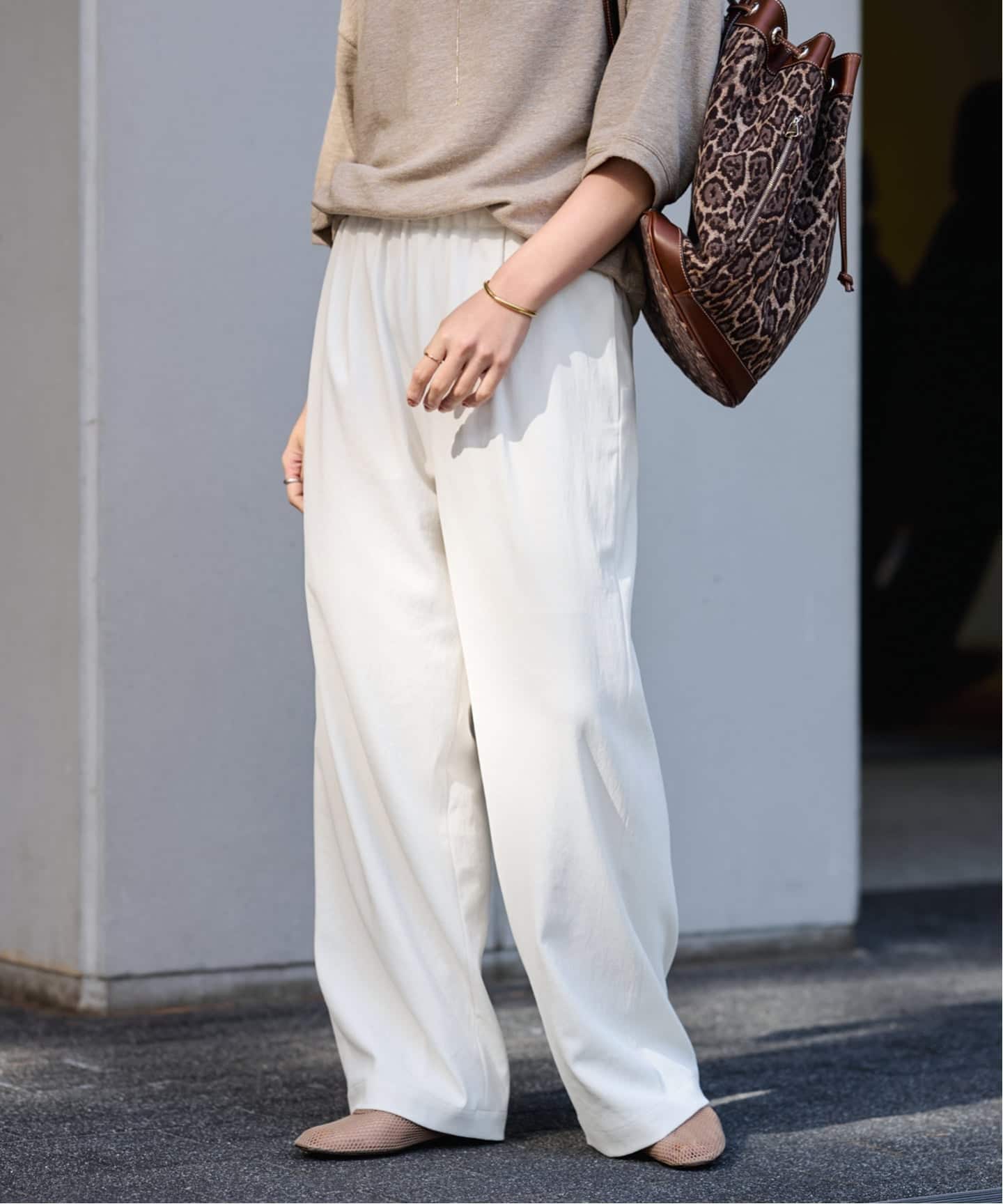 ≪新色 / 追加予約≫ポリエステルツイルリラックスパンツ（その他