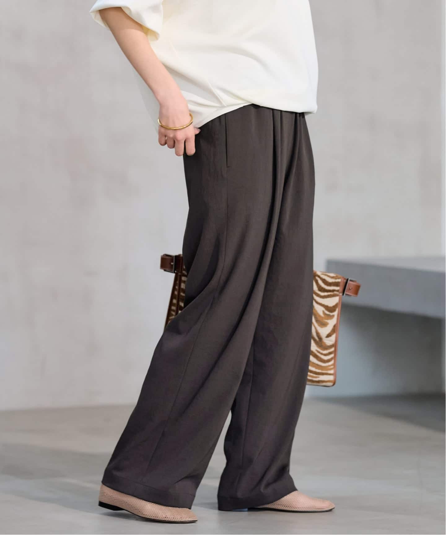 ≪追加≫ポリエステルツイルリラックスパンツ 3（その他パンツ