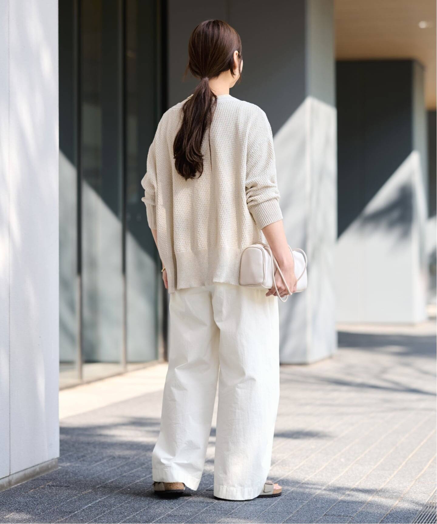 ≪洗濯機洗い可≫コットンナイロンタックパンツ（その他パンツ