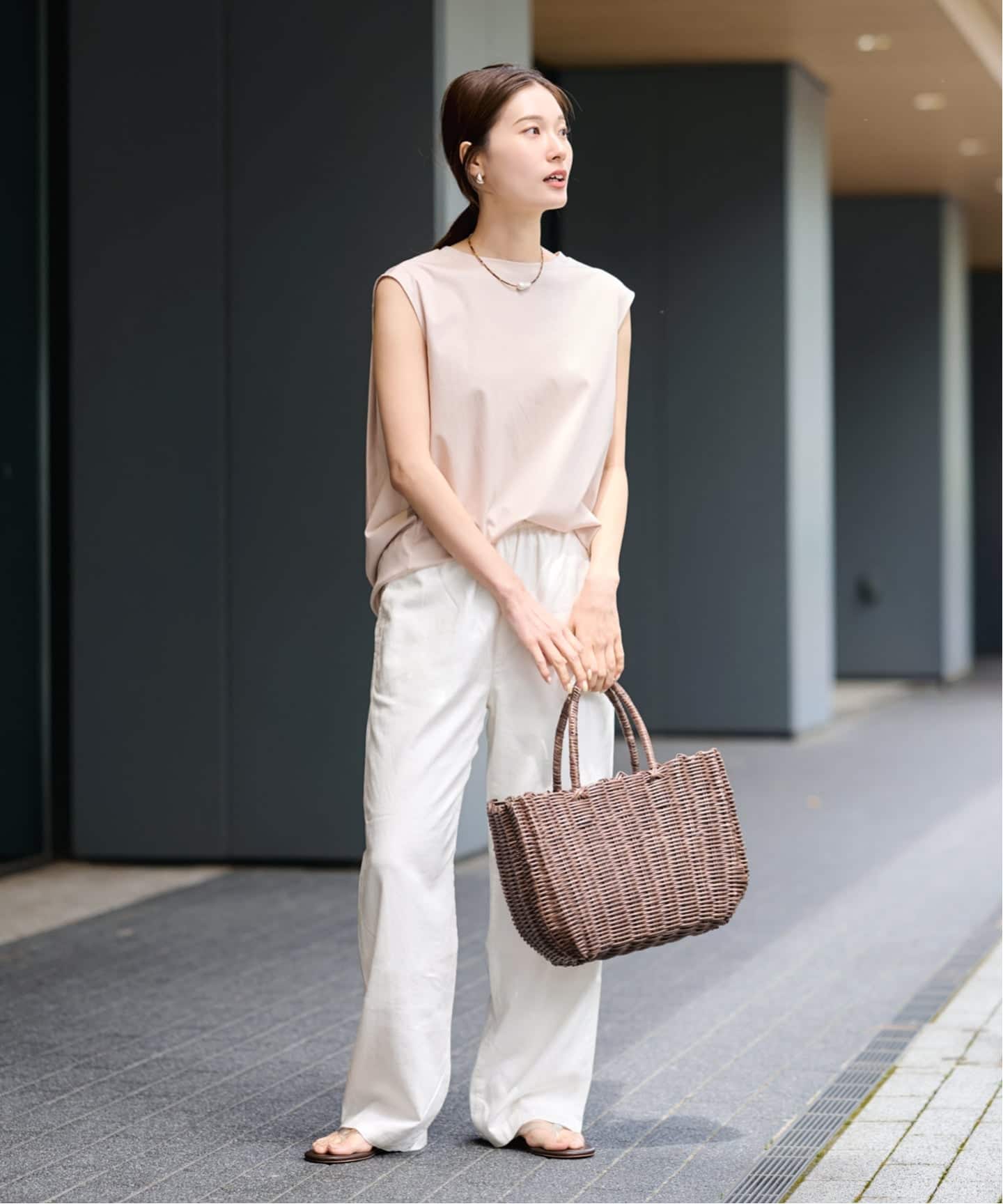 ≪WEB限定 / 追加≫レーヨンリネンツイルドロストパンツ（その他パンツ