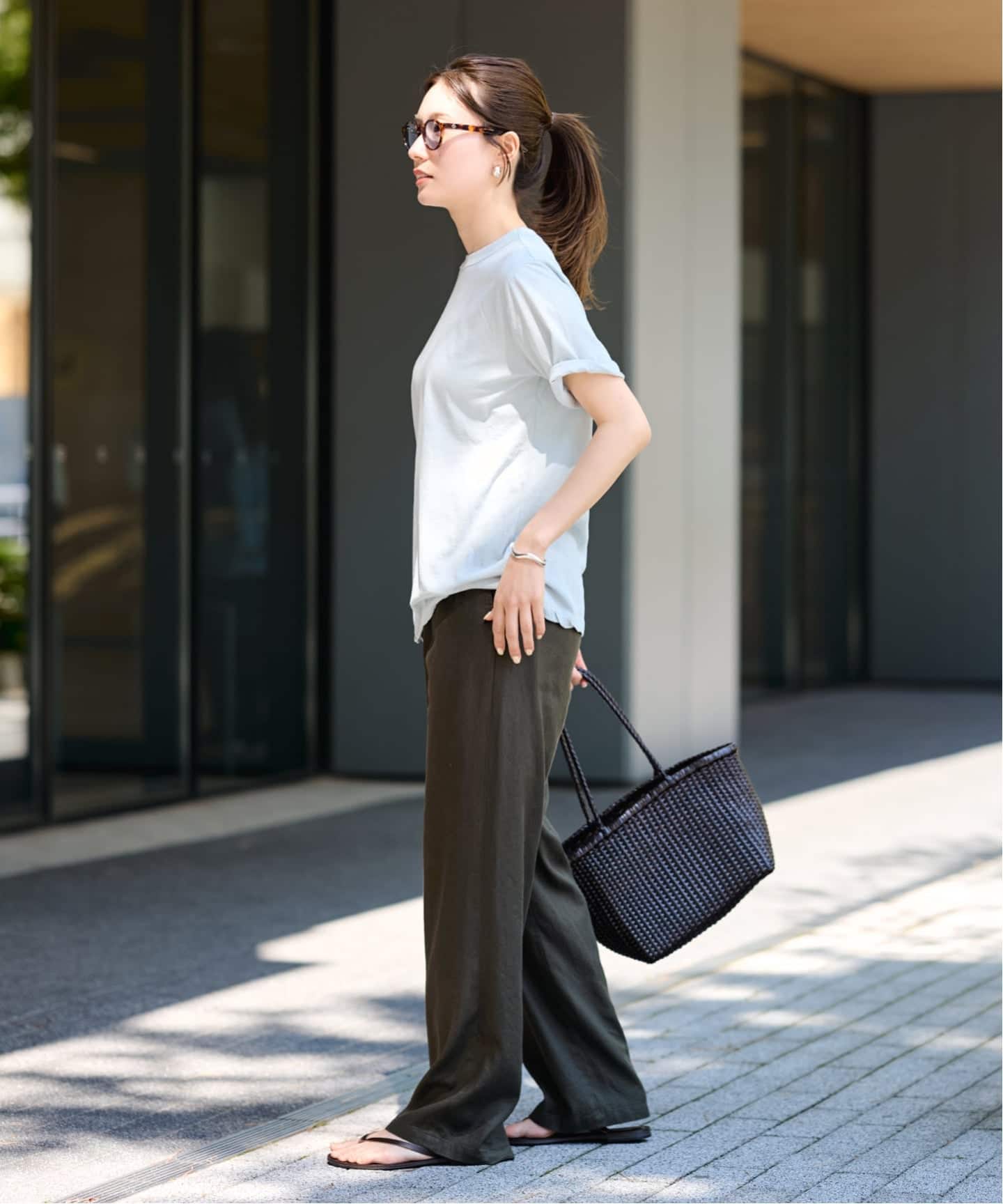 ≪WEB限定 / 追加≫レーヨンリネンツイルドロストパンツ（その他パンツ