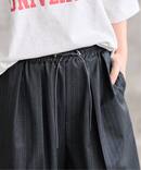 TWストライプワイドパンツ