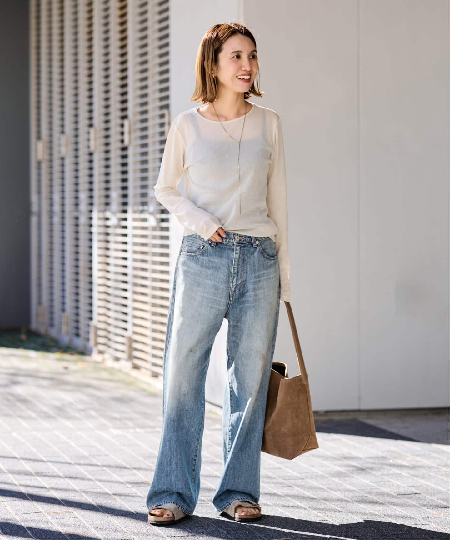 DENIM DELIGHT DAYS/デニムデライトデイズ セルウィッチデニムワイド