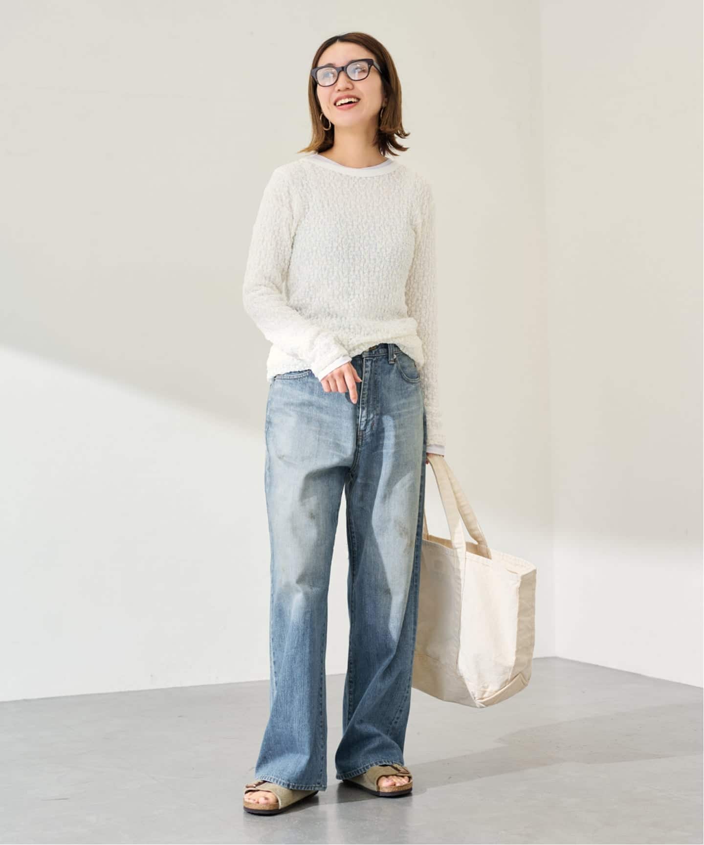 DENIM DELIGHT DAYS/デニムデライトデイズ セルウィッチデニムワイド