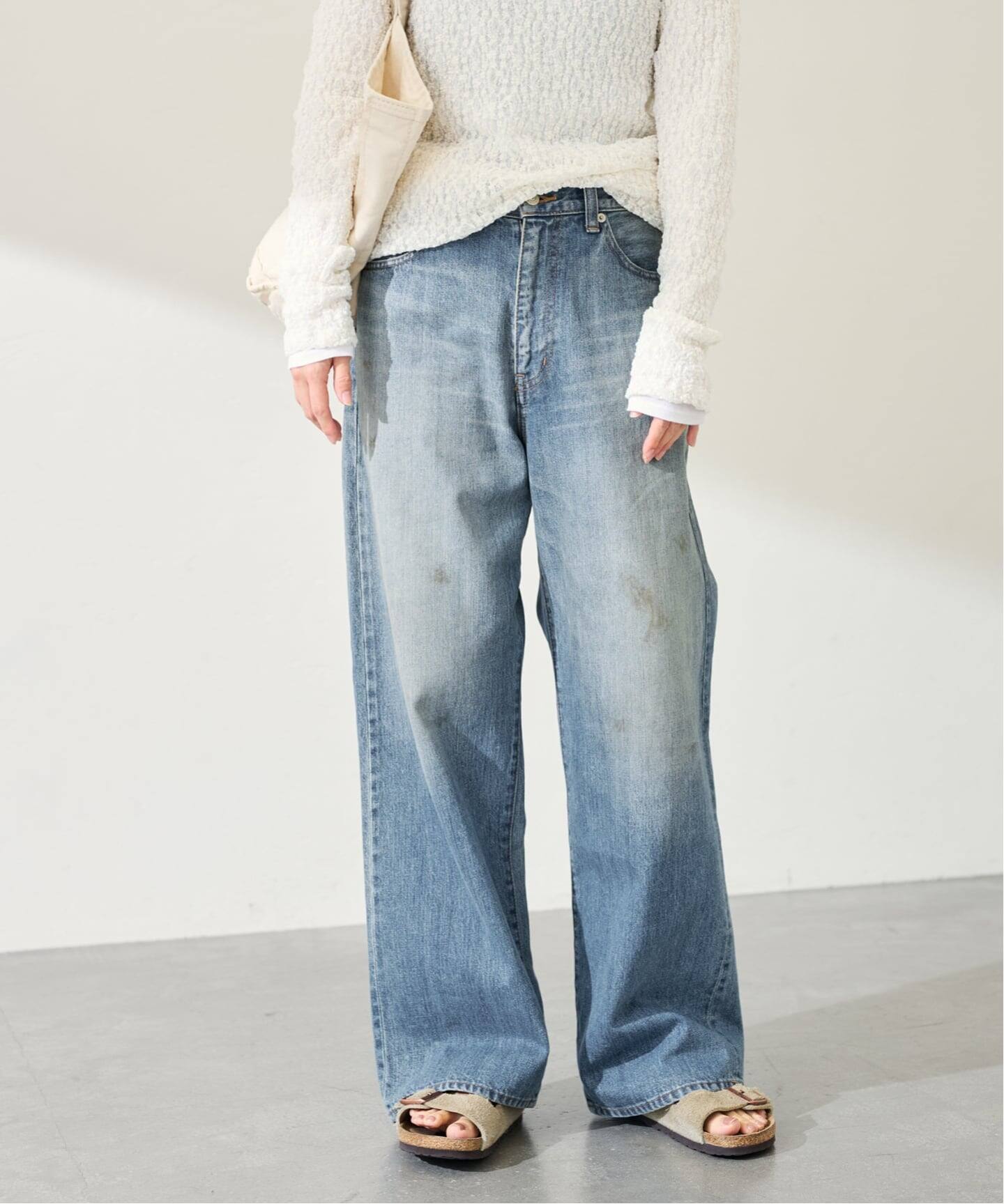 DENIM DELIGHT DAYS/デニムデライトデイズ セルウィッチデニムワイド
