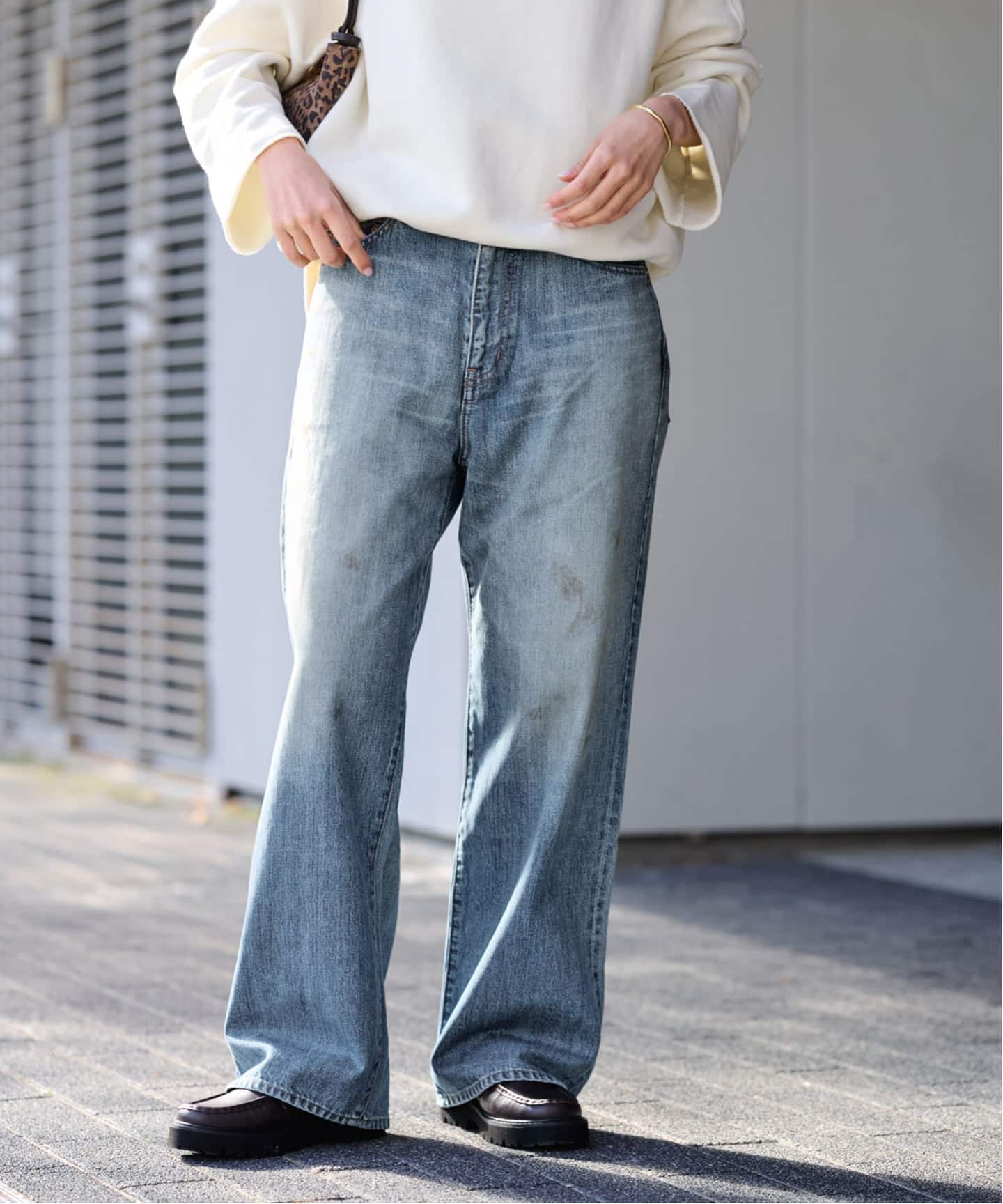 FRAMeWORK /デニムデライトデイズ セルウィッチデニムワイドジーンズ DENIM DELIGHT DAYS/デニムデライトデイズ セルウィッチデニムワイド