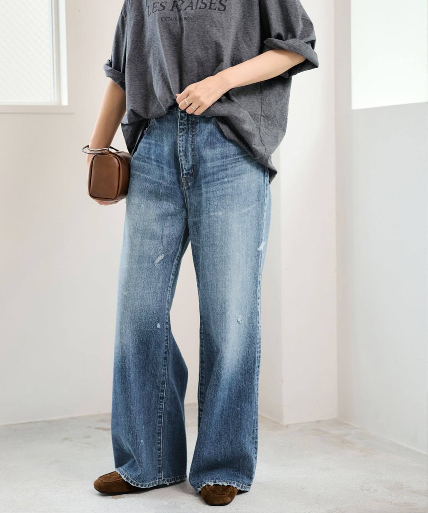 DENIM DELIGHT DAYS セルビッチデニムベルボトムジーンズ（デニム